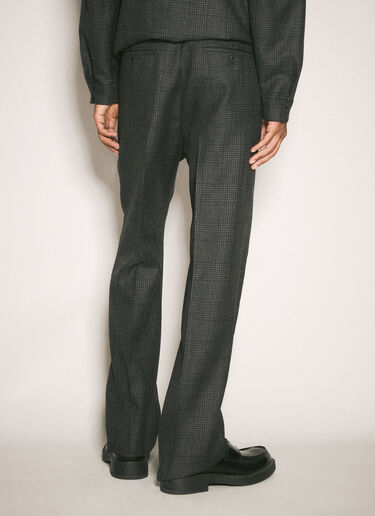 Prada Wool Tailored Pants Dark Grey pra0158013