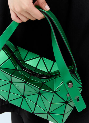 Bao Bao Issey Miyake Small Boston Handbag Green bao0257004