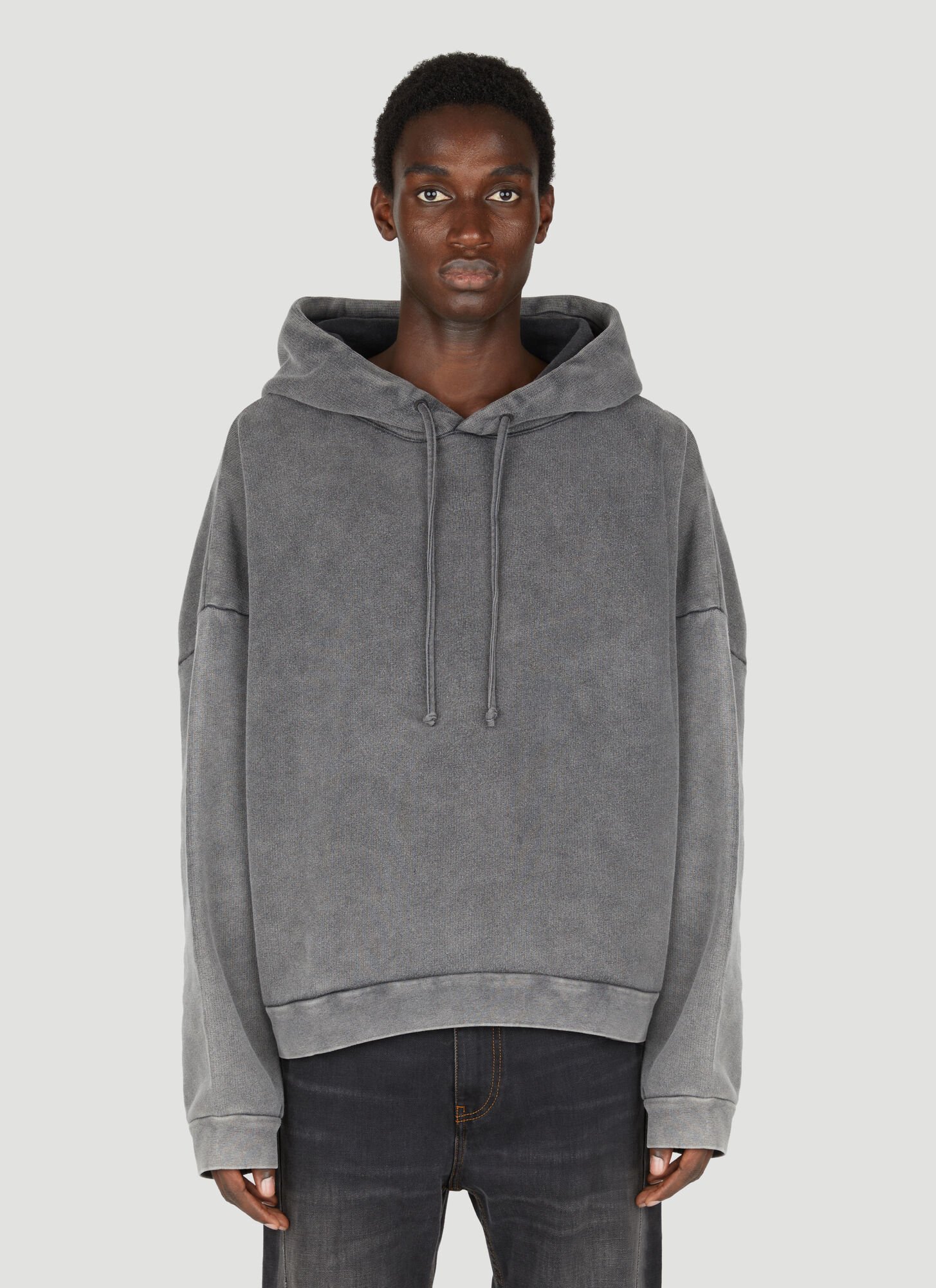 Acne Studios Hooded Sweatshirt In Grey