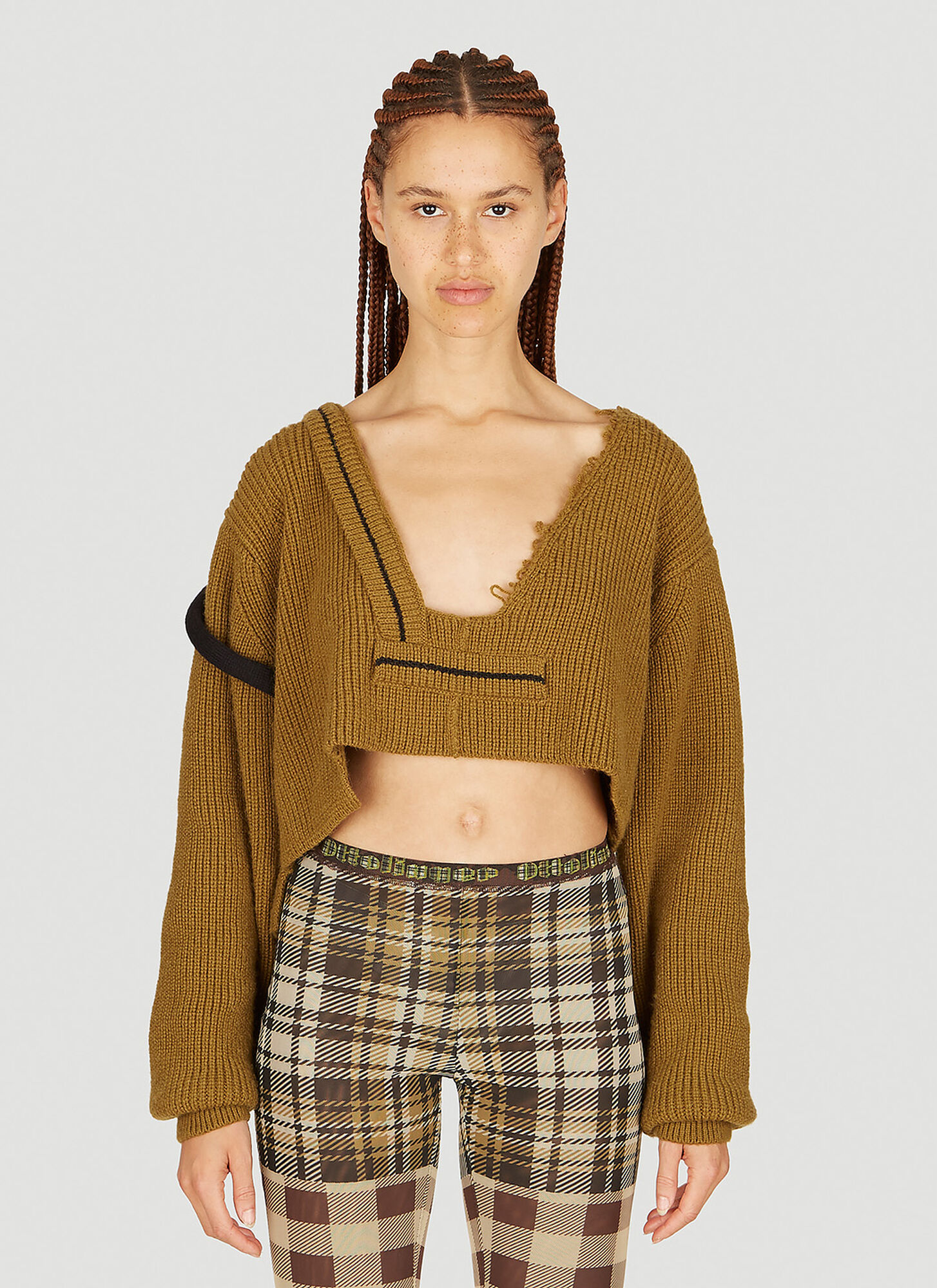 OTTOLINGER CROPPED HOODED SWEATER