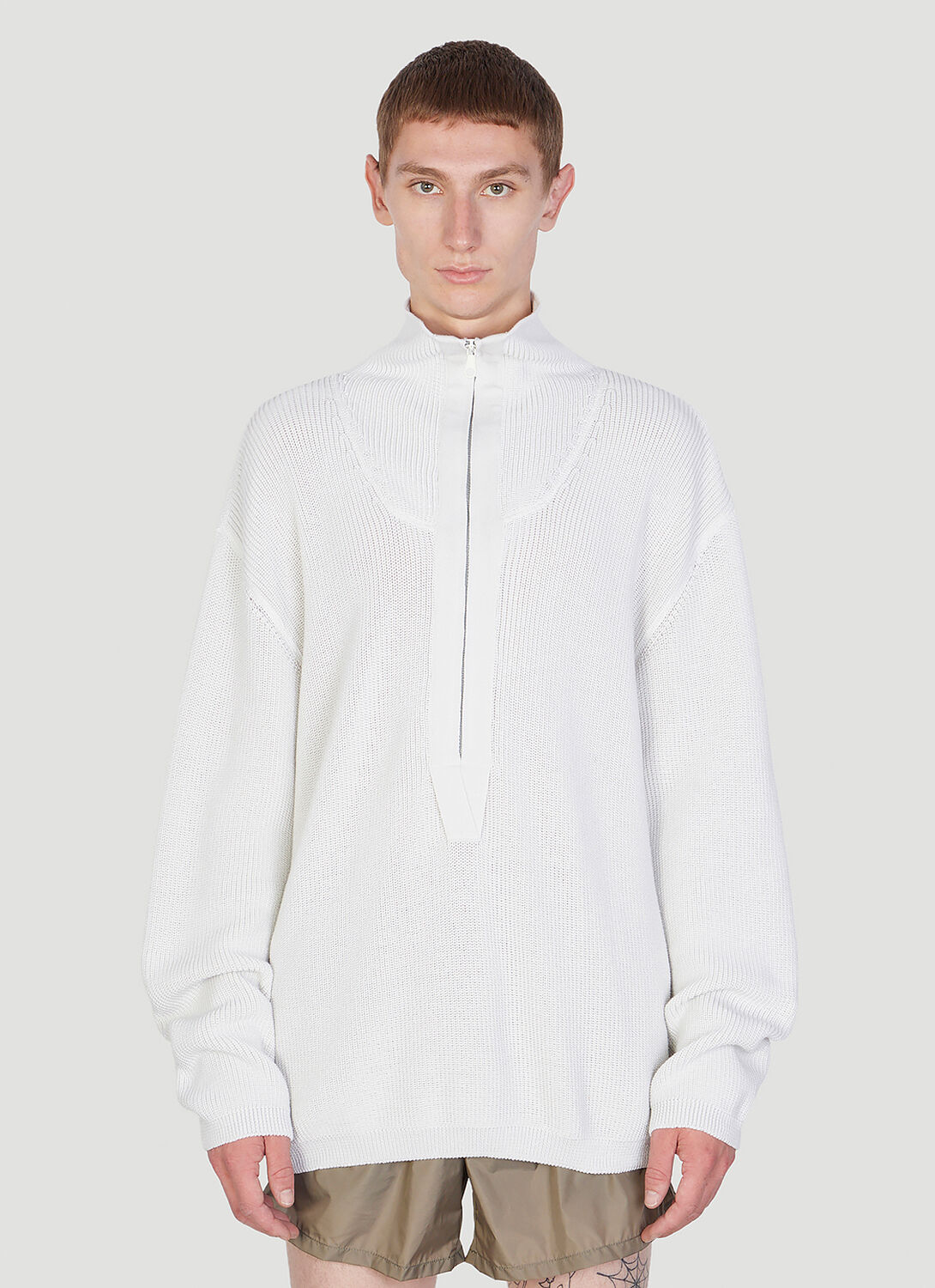 Our Legacy Anorak Jumper In White