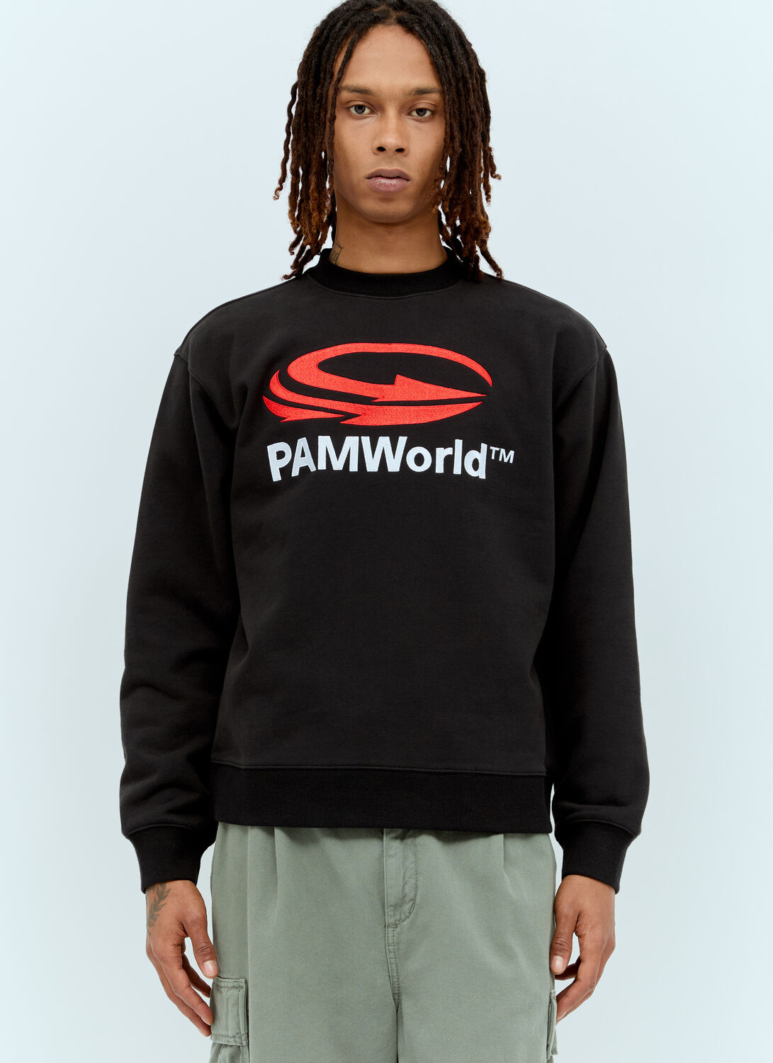 Shop Perks And Mini P.a.m World 2.0 Sweatshirt In Black