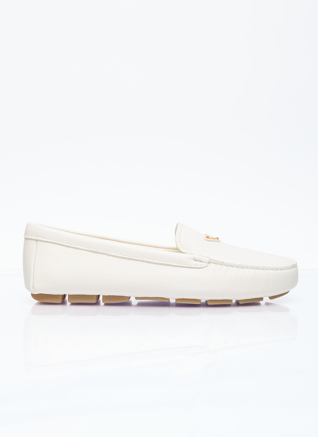 PRADA DRIVER LEATHER LOAFERS
