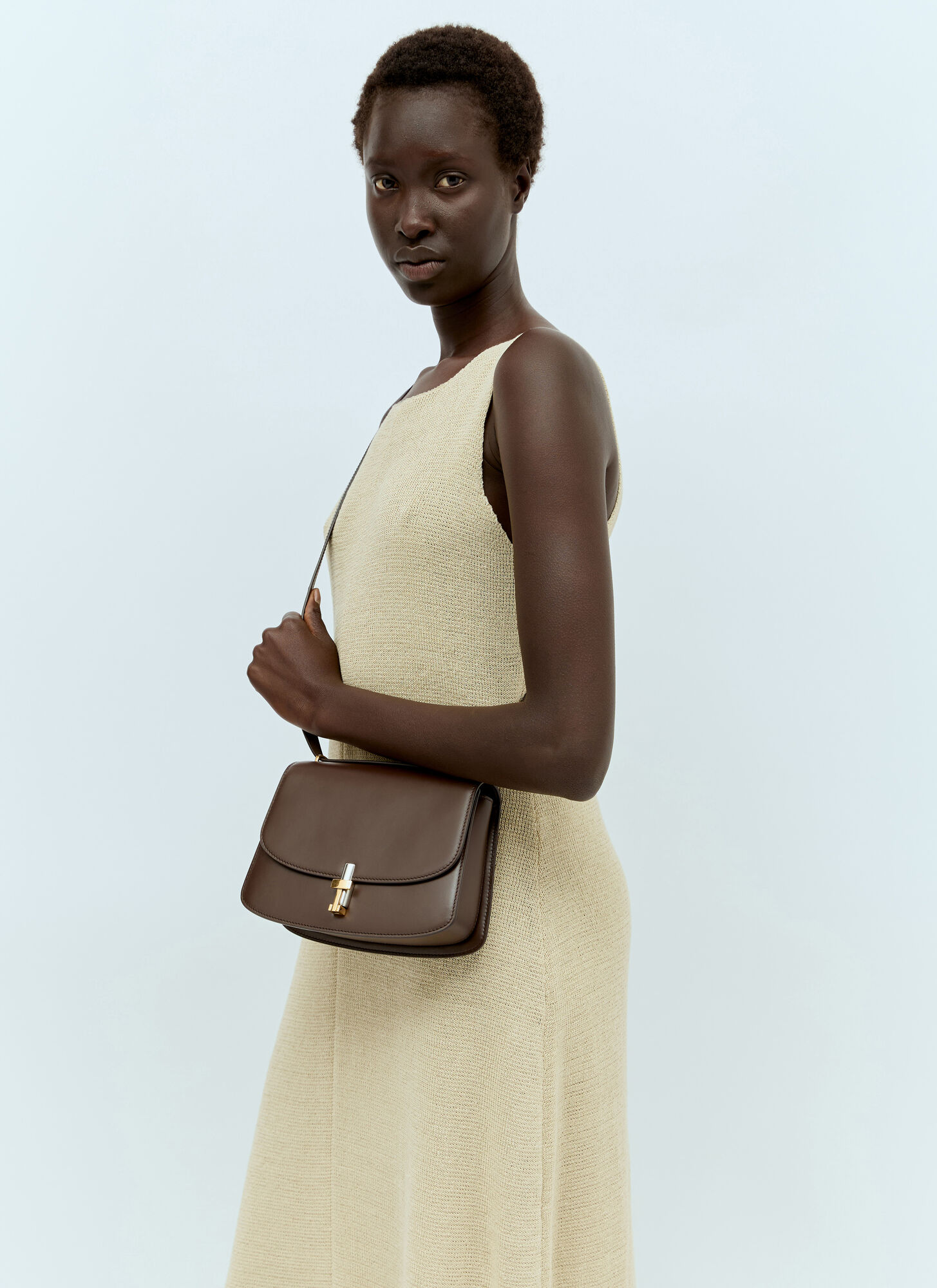 Shop The Row Sofia 8.75 Shoulder Bag In Brown