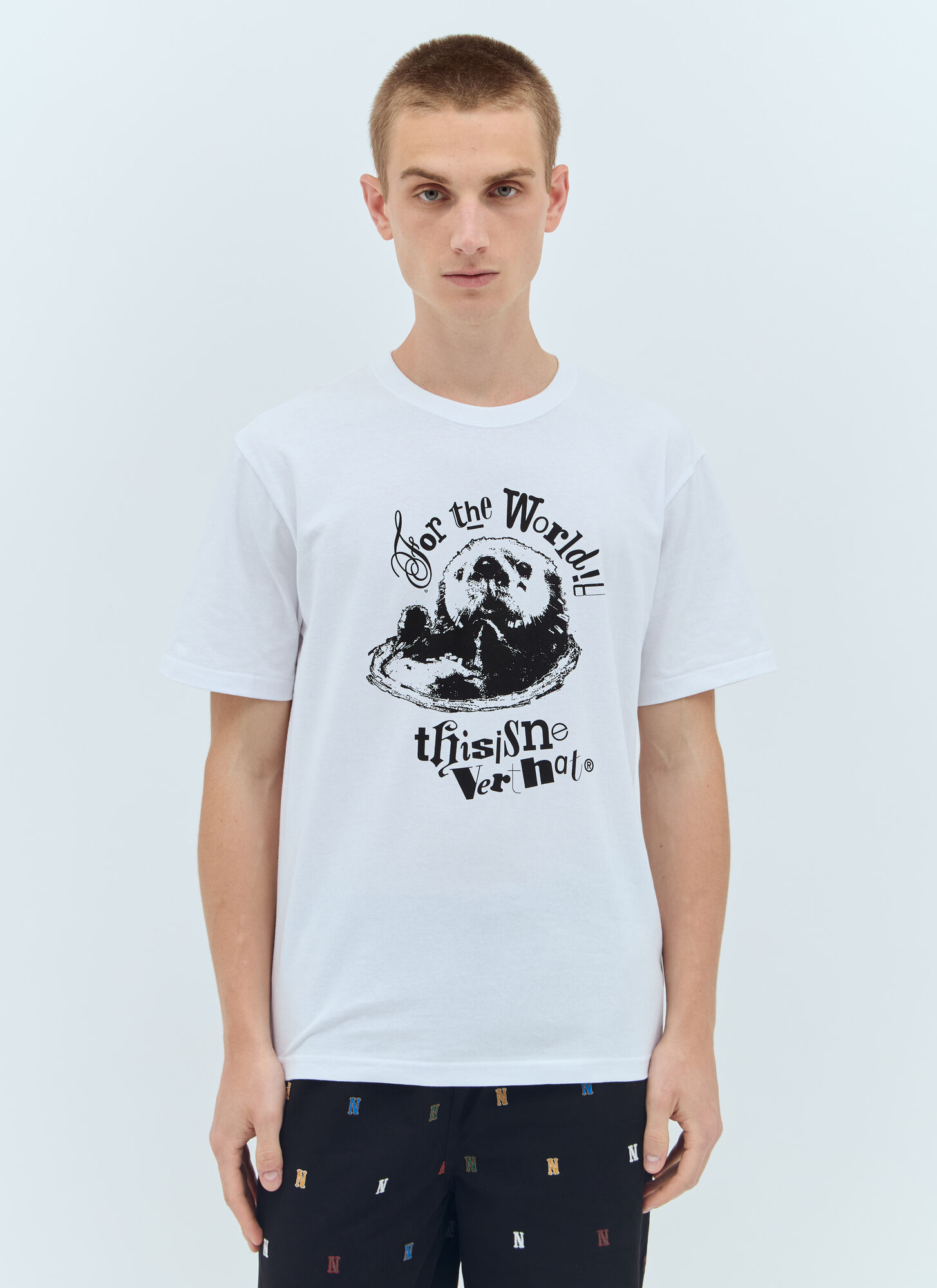 Shop Thisisneverthat Otter T-shirt In White