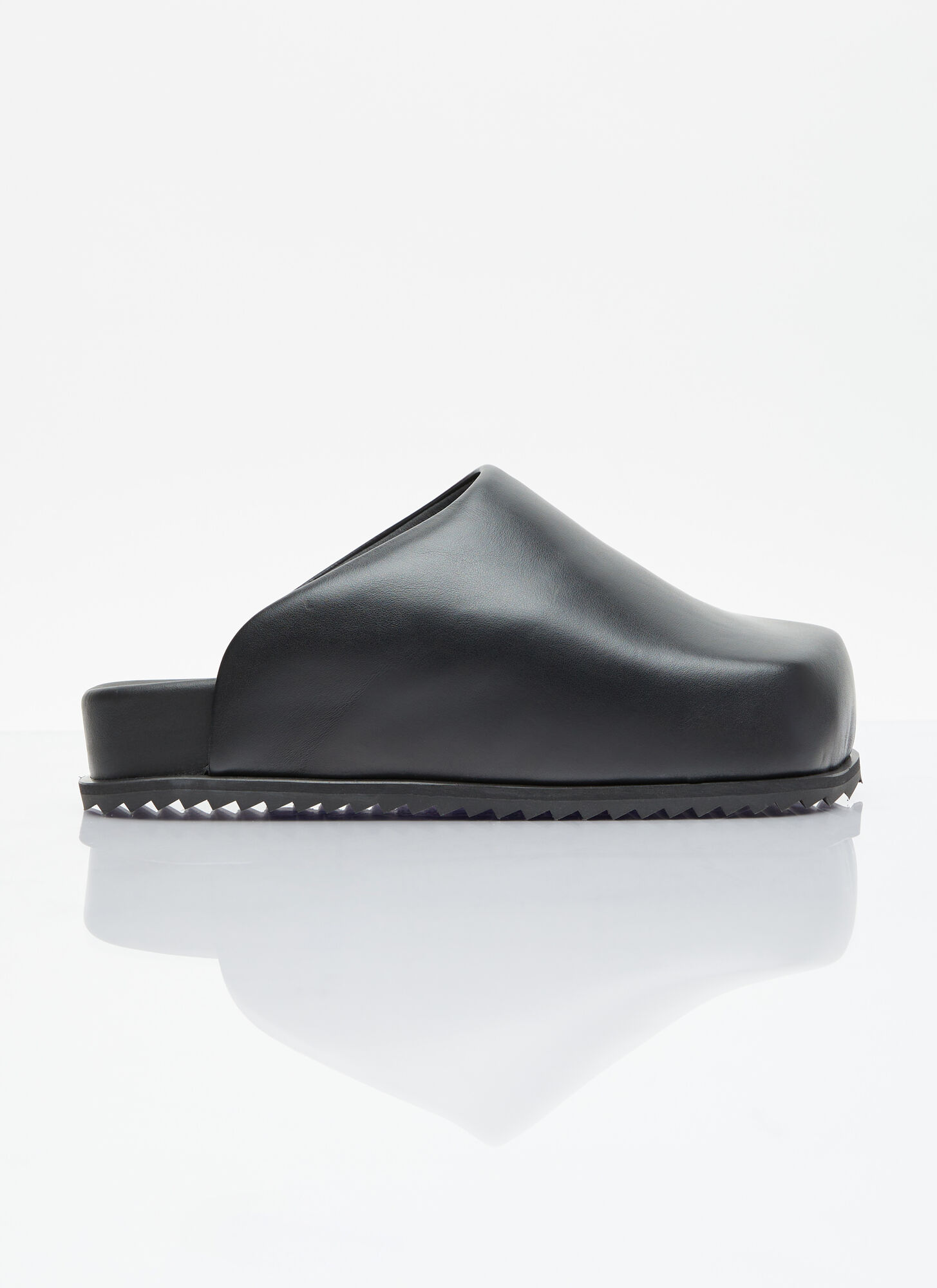 Shop Yume Yume Truck Leather Mules In Black