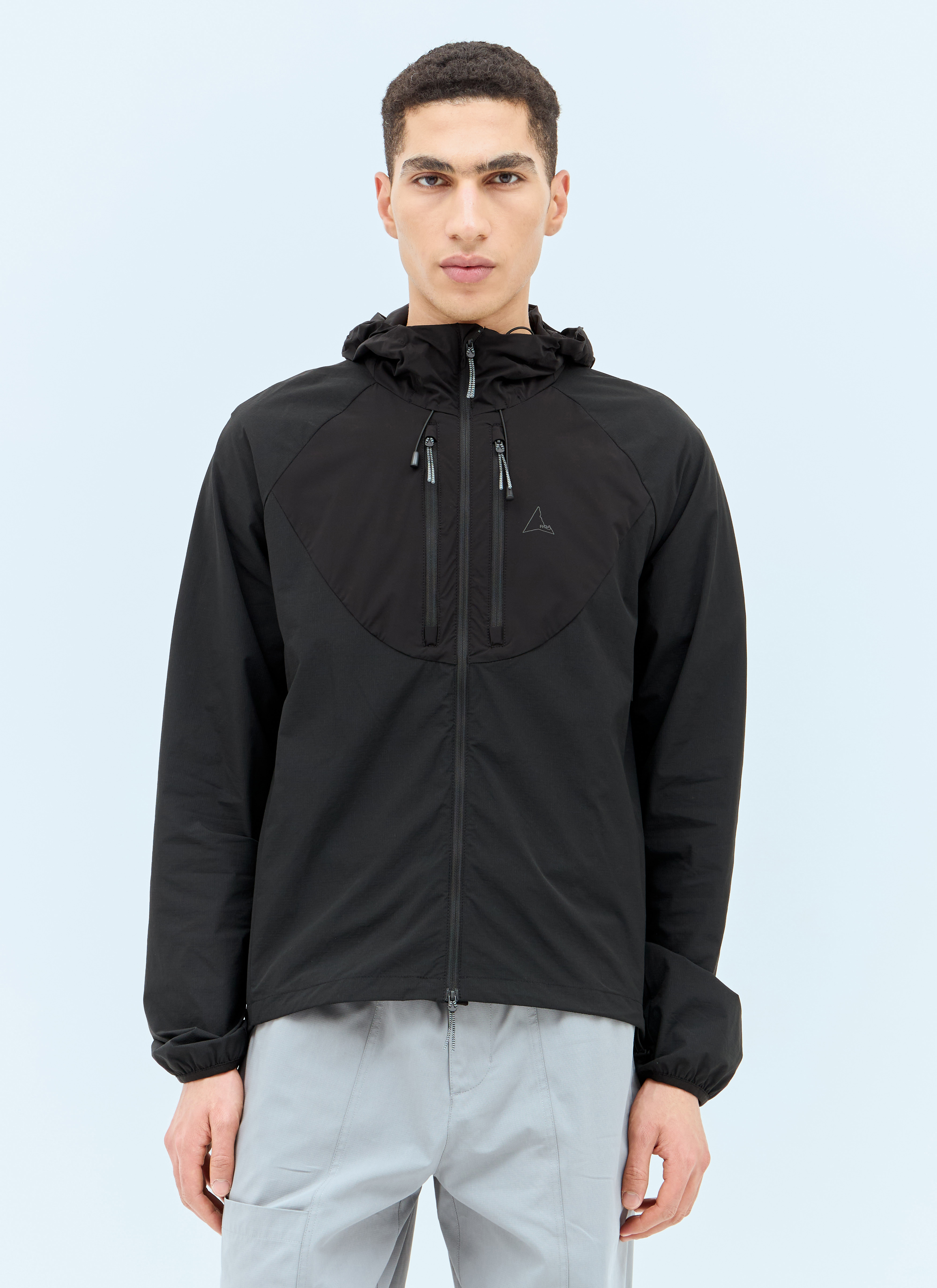 ROA Men's' Windbreaker Jacket in Black | LN-CC®