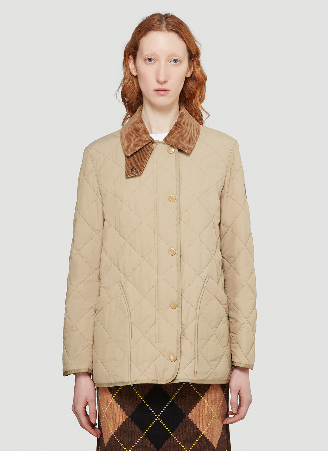 burberry cotswold boxy quilted jacket