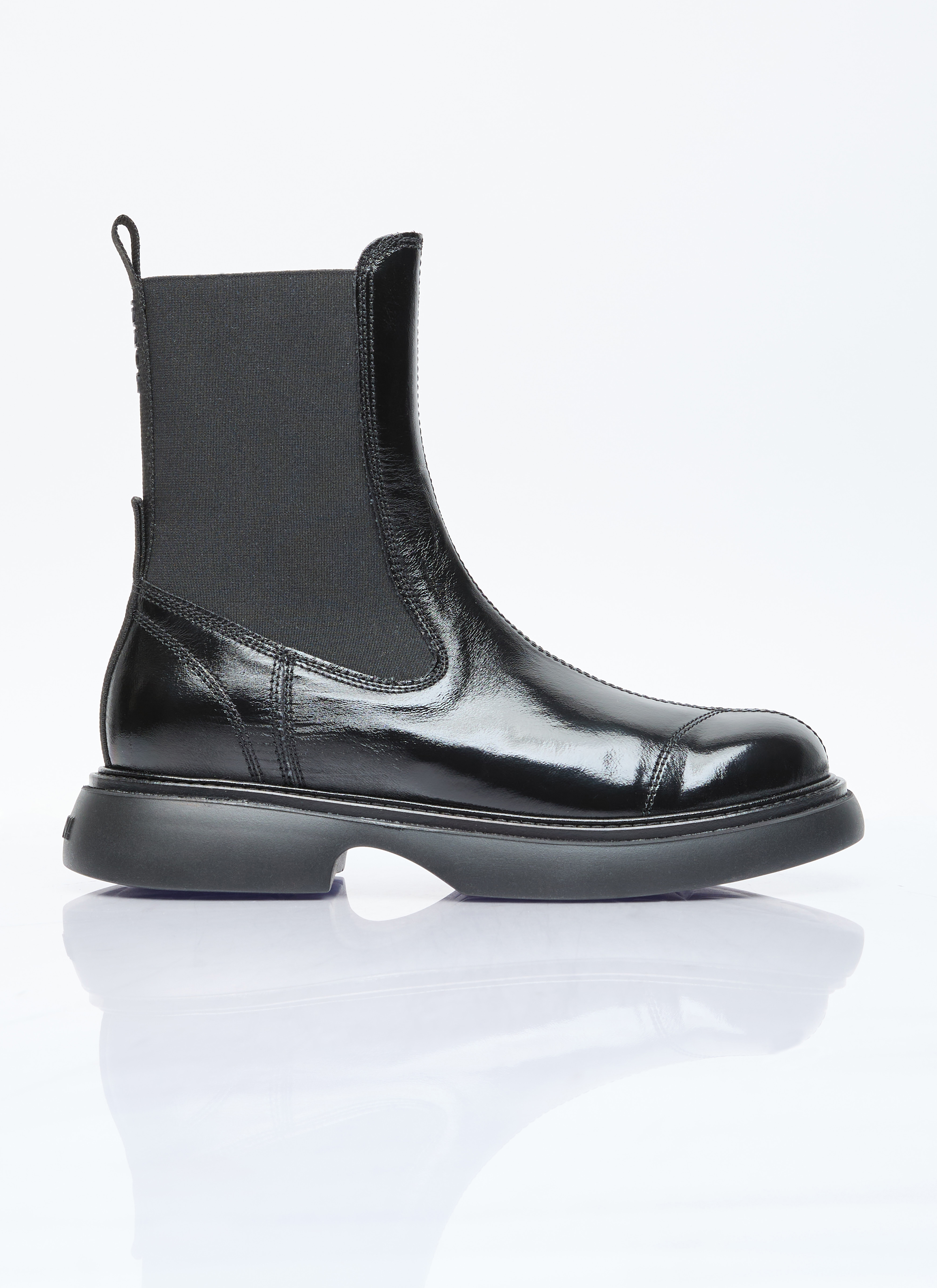 GANNI Women s Everyday Mid Chelsea Boots in Black LN CC