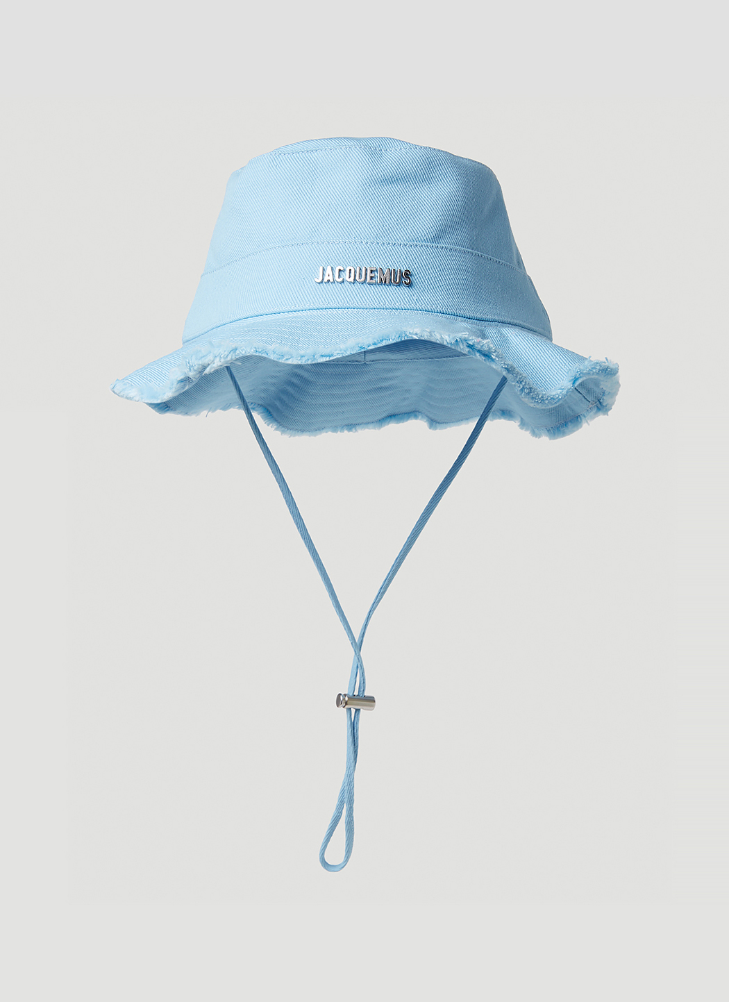 Le Bob Pescadou canvas bucket hat in blue - Jacquemus