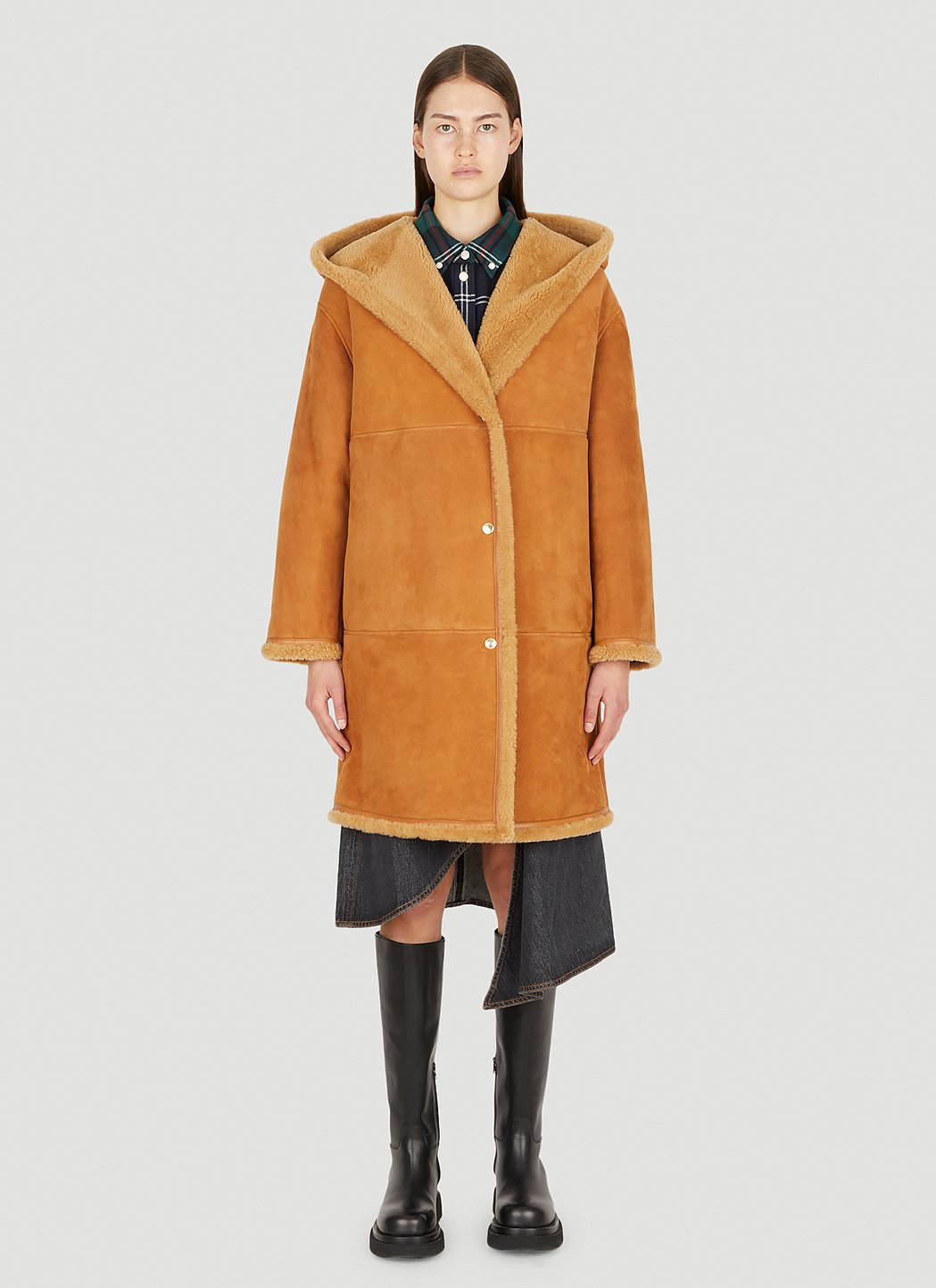 Sandro alan clearance shearling jacket