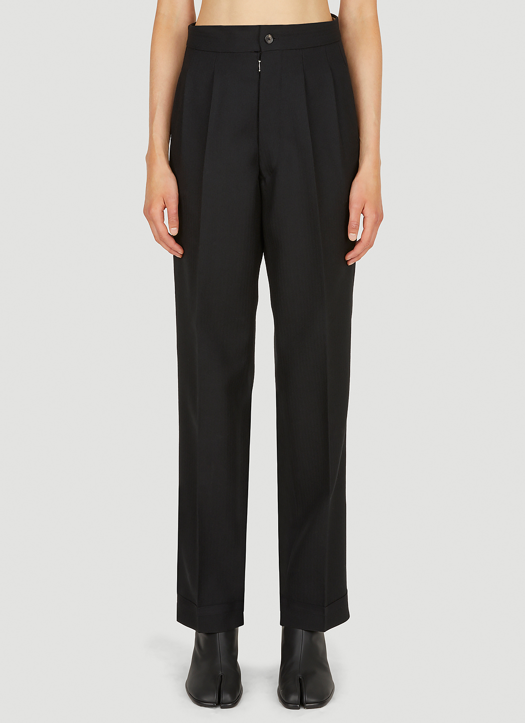 Maison Margiela Women's' Tailored Pants in Black | LN-CC®