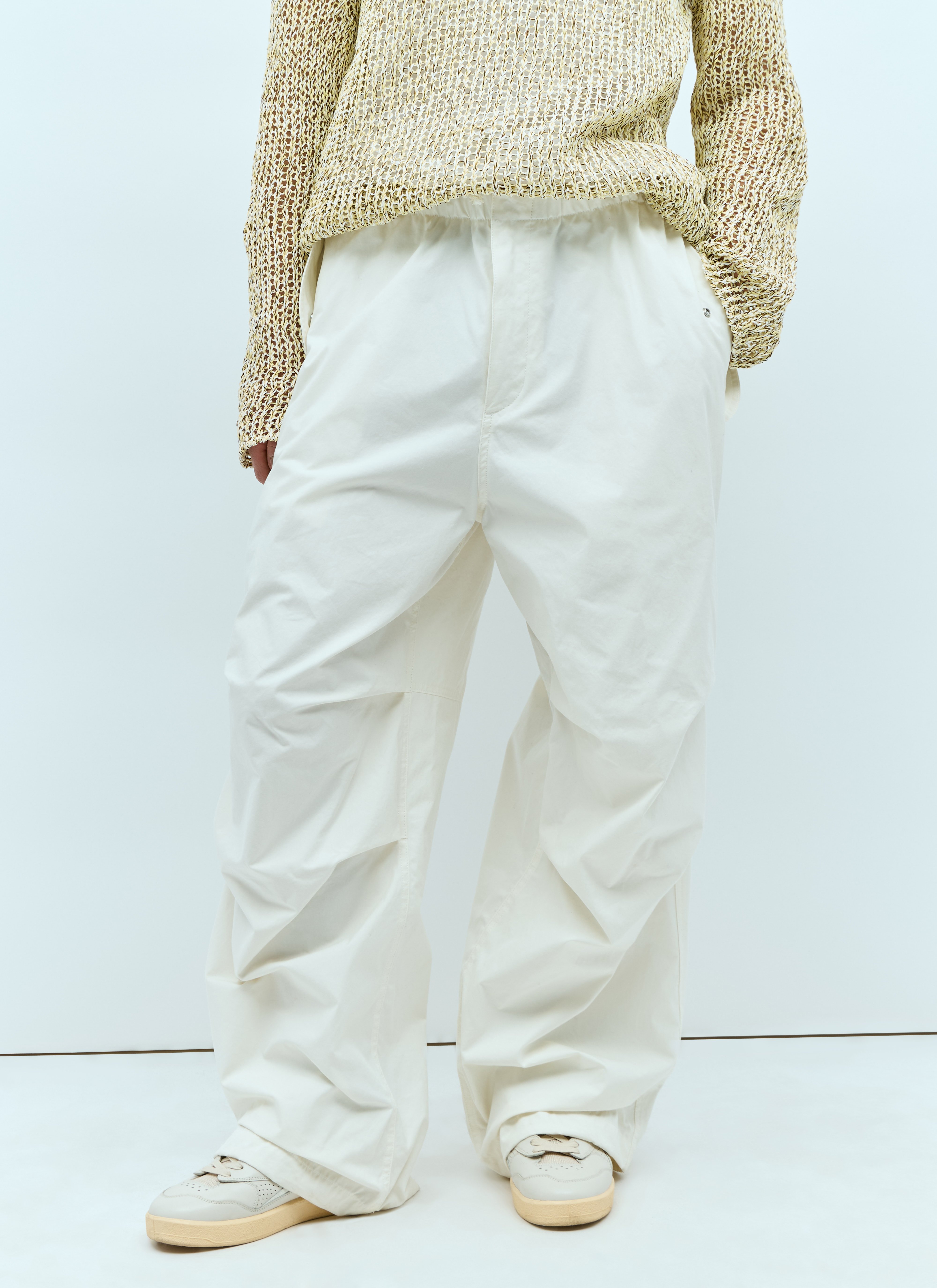 Braun linen white hot sale pants