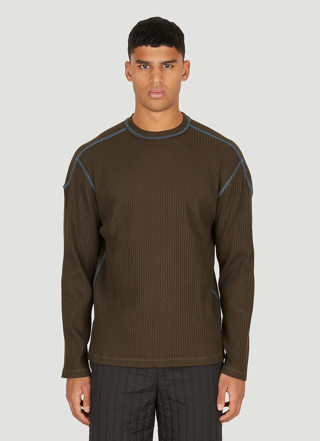 AFFXWRKS Boxed Long Sleeve T-Shirt in Brown | LN-CC®