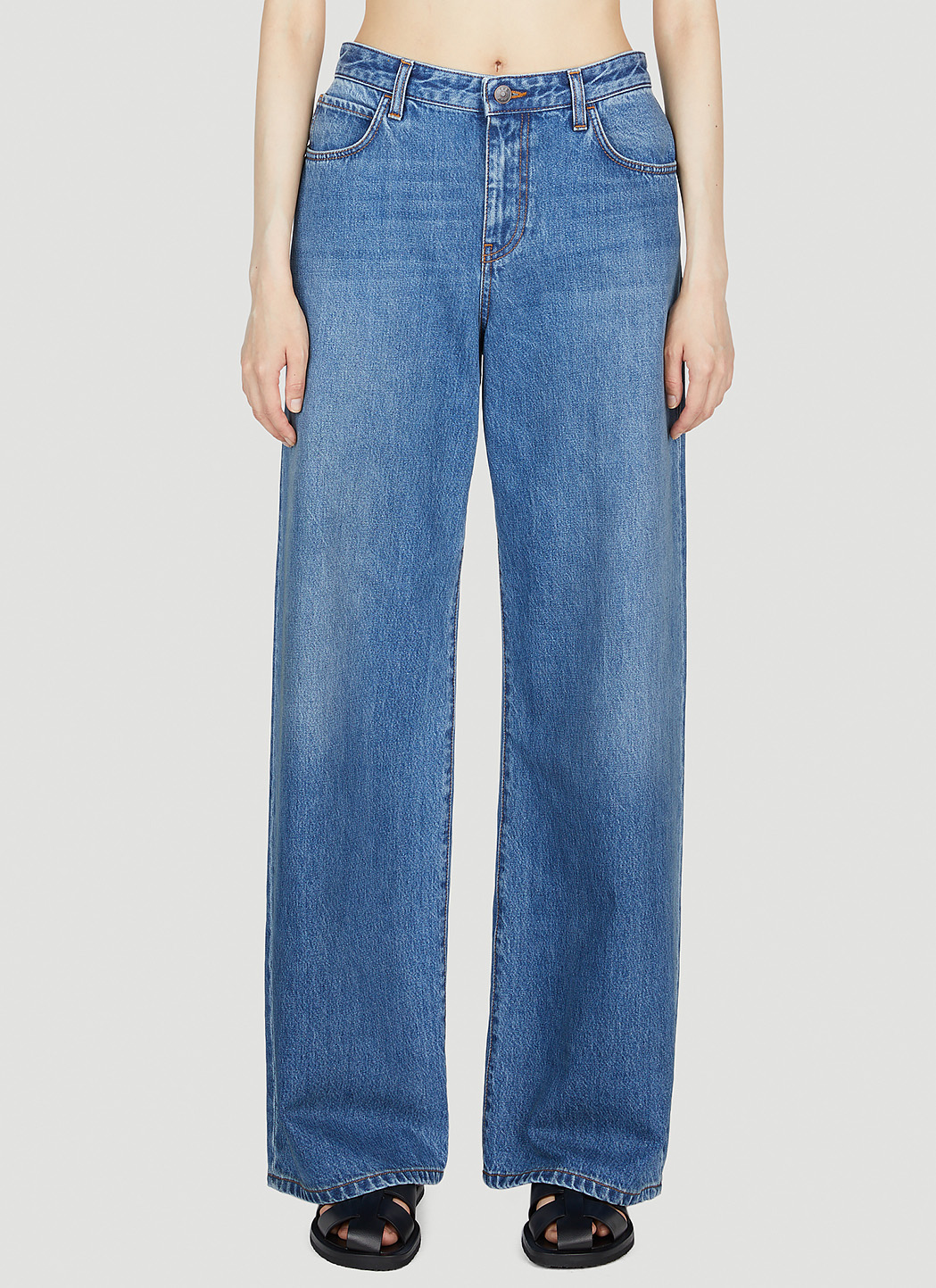 The Row Women's Eglitta Jeans in Blue | LN-CC®