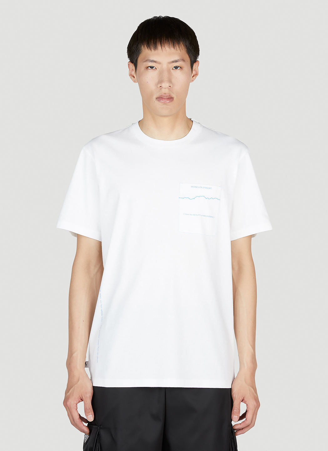 7 Moncler Fragment Logo Print T-Shirt in White | LN-CC®