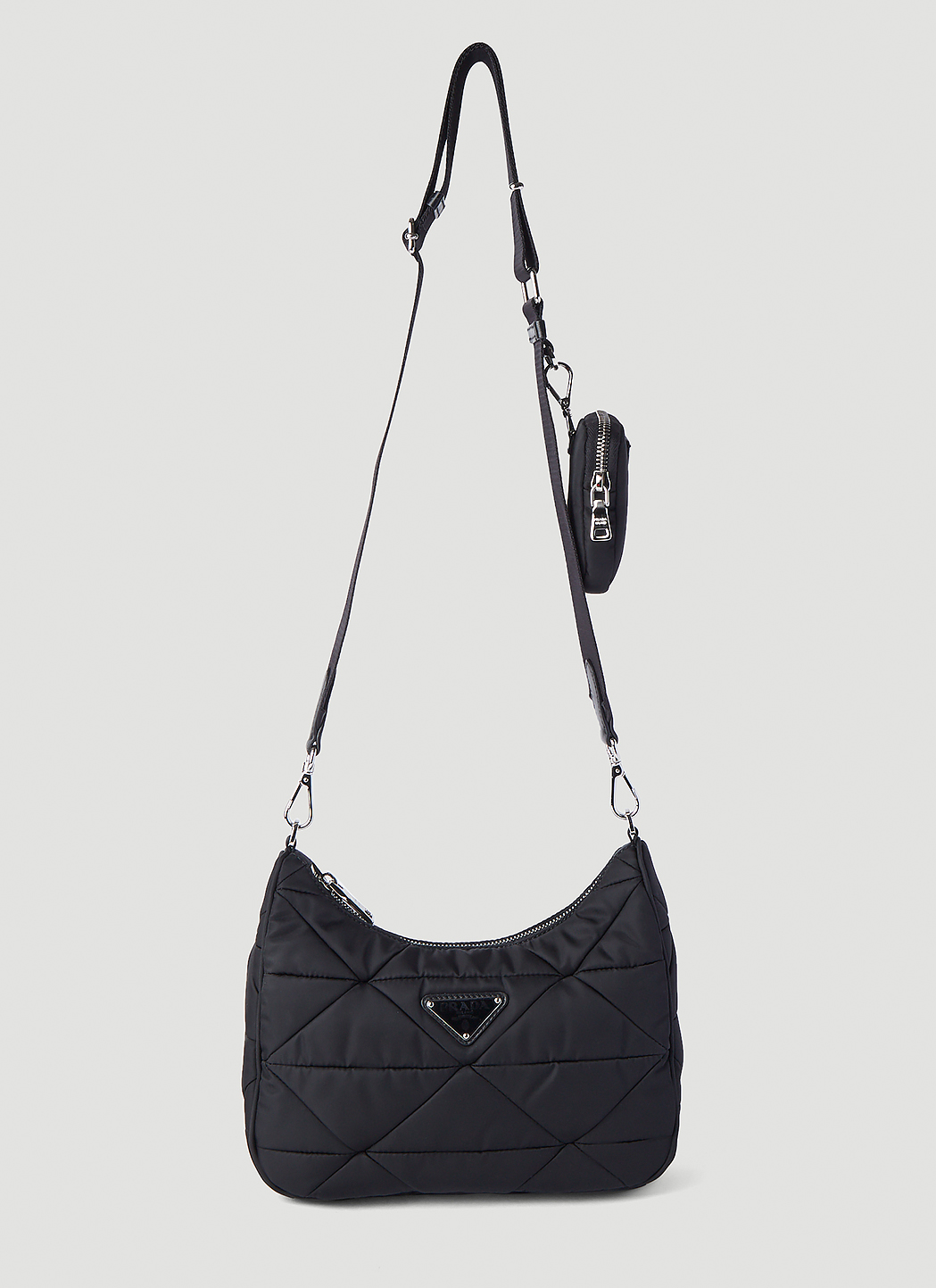 Prada quilted best sale shoulder bag