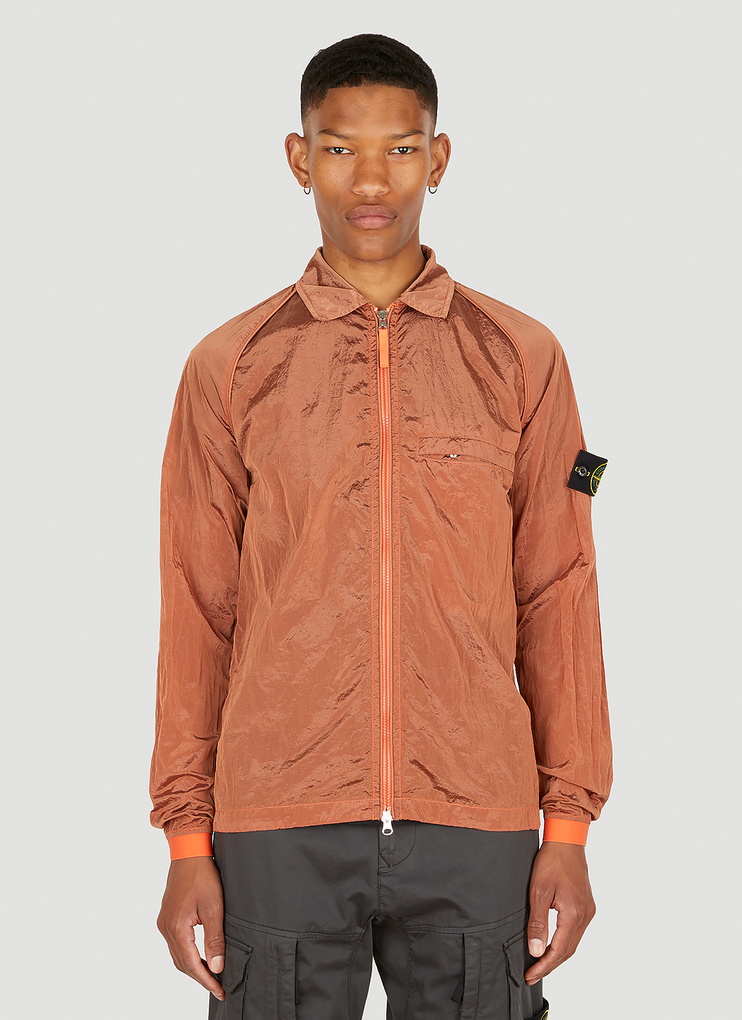 Stone island 2025 orange parka