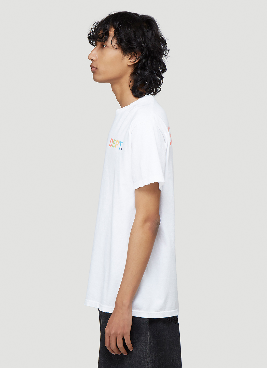 white gallery dept shirt