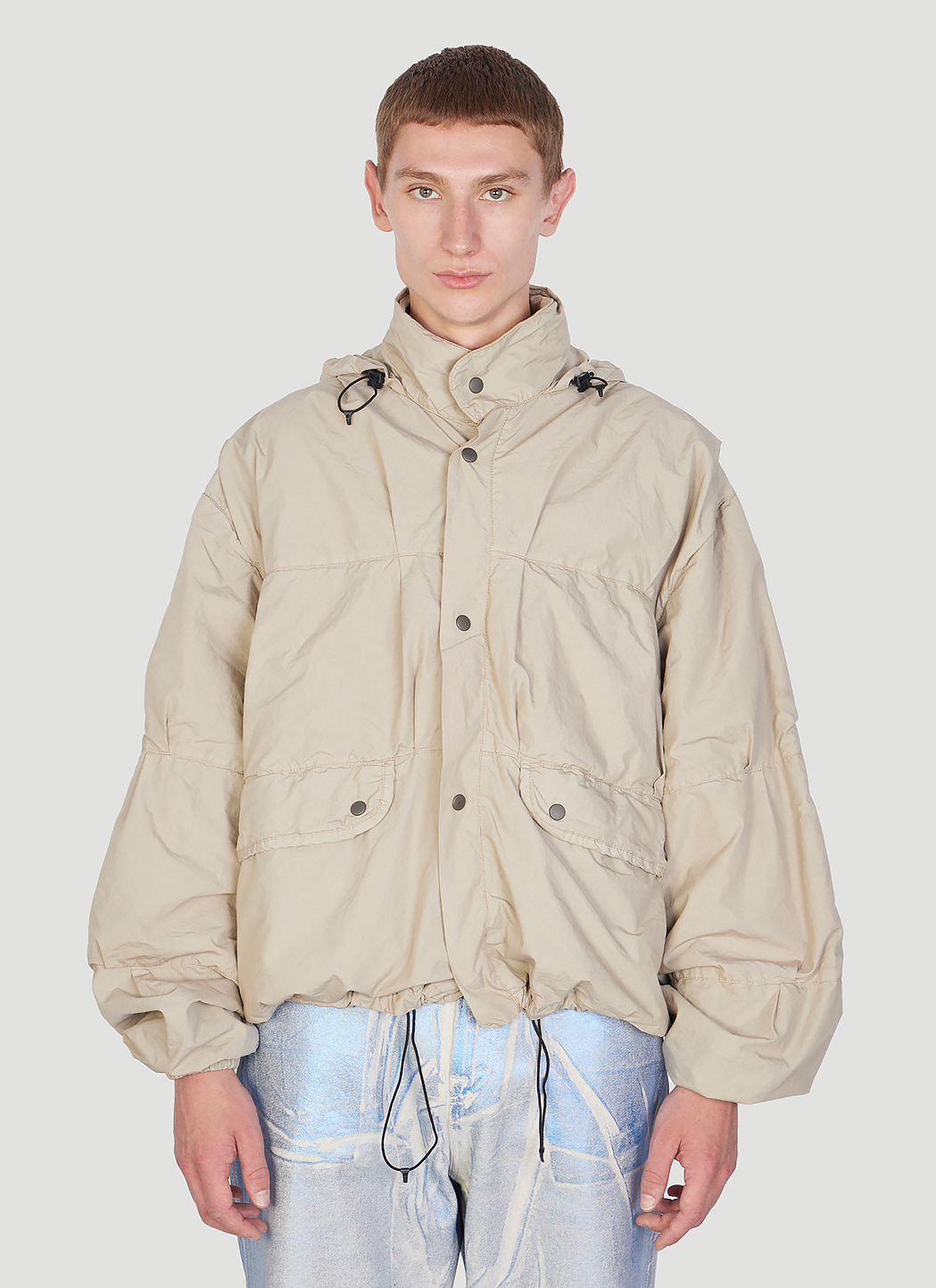 Our Legacy Men's Exhale Puffer Jacket in Beige | LN-CC®
