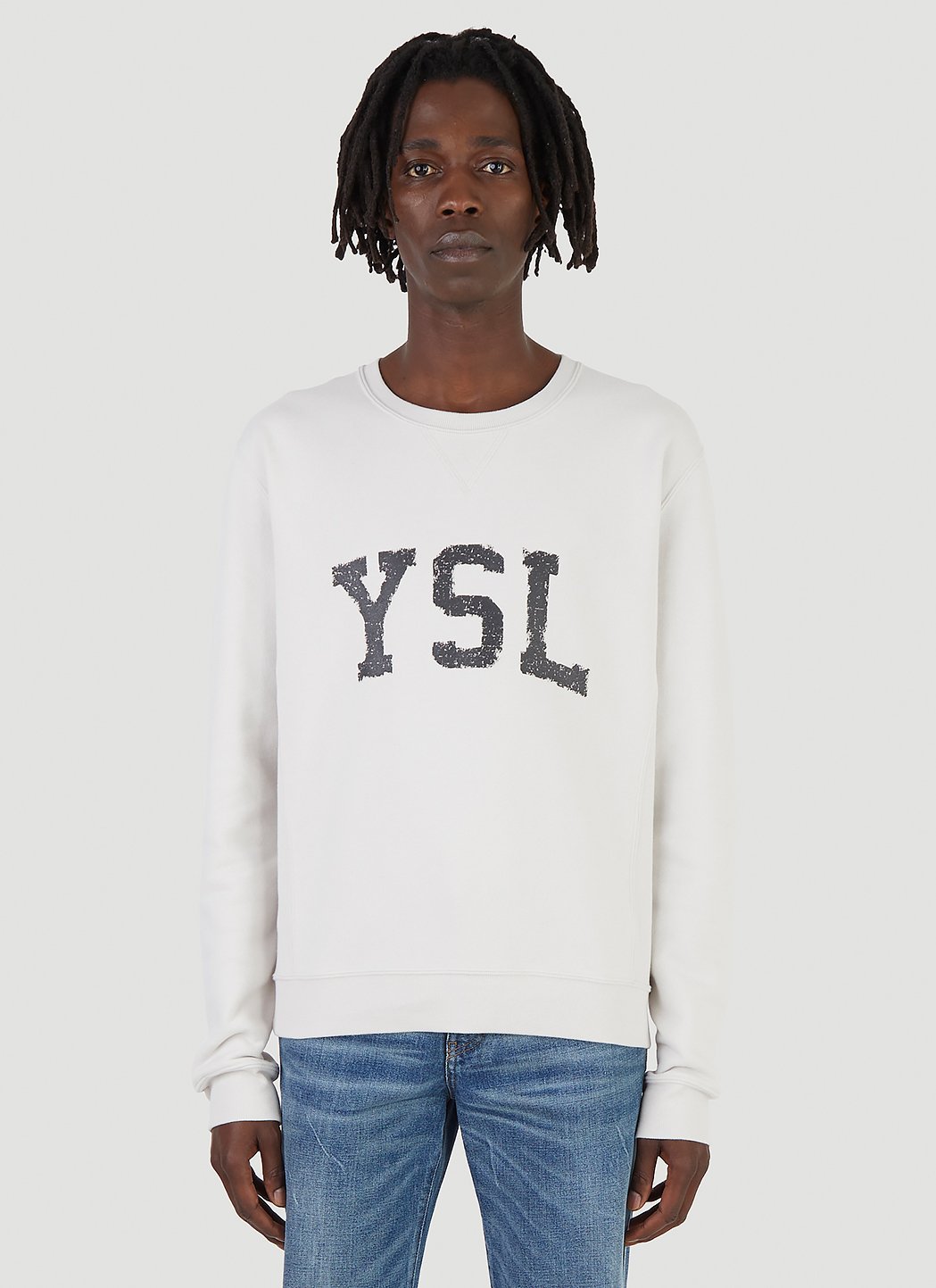 Ysl cheap logo sweatshirt