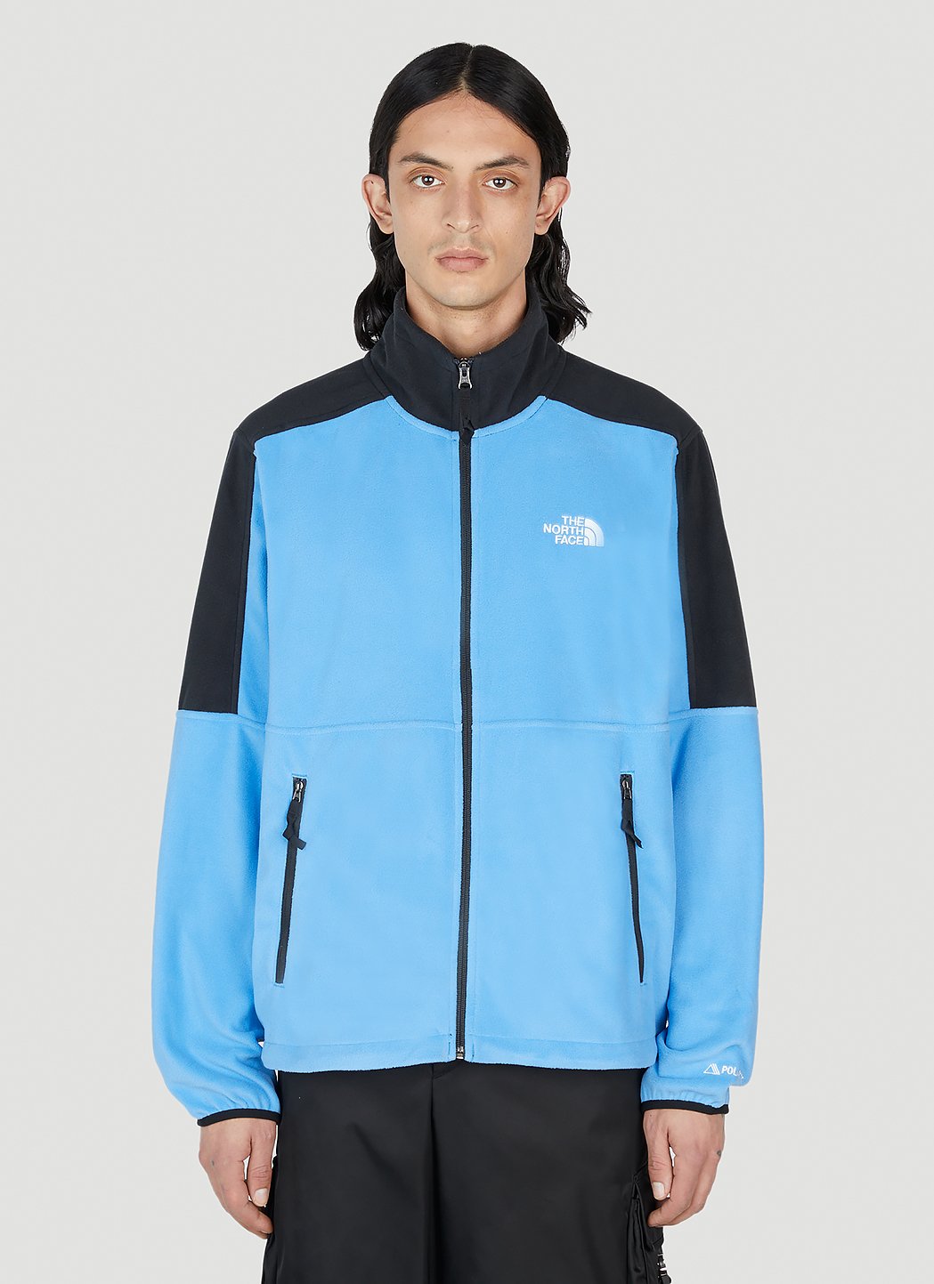 The North Face Polartec 徽标夹克蓝色| LN-CC®