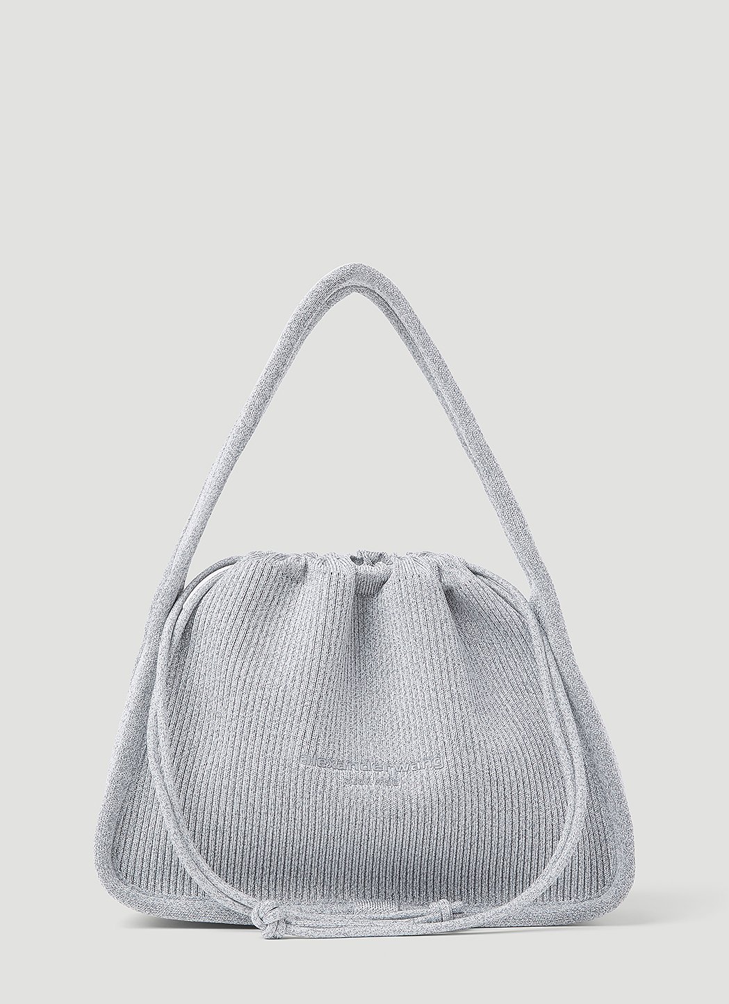 Alexander Wang // Washed Grey Donna Knotted Shoulder Bag – VSP Consignment