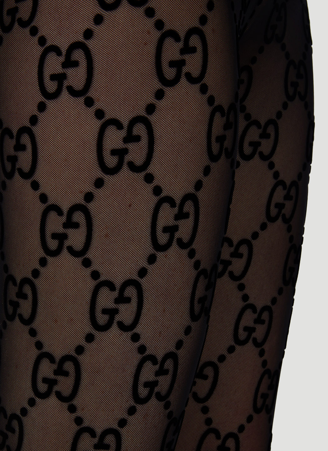 Gucci Beige & Brown GG Tights for Women