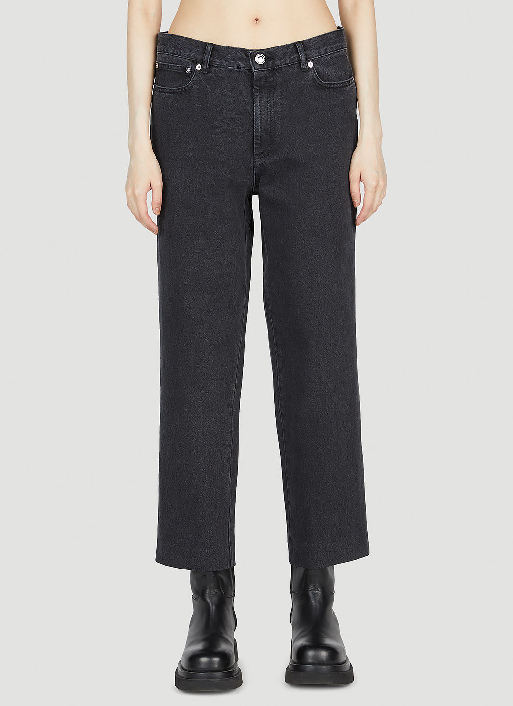 A.P.C. Women's New Sailor Jeans in Black | LN-CC®