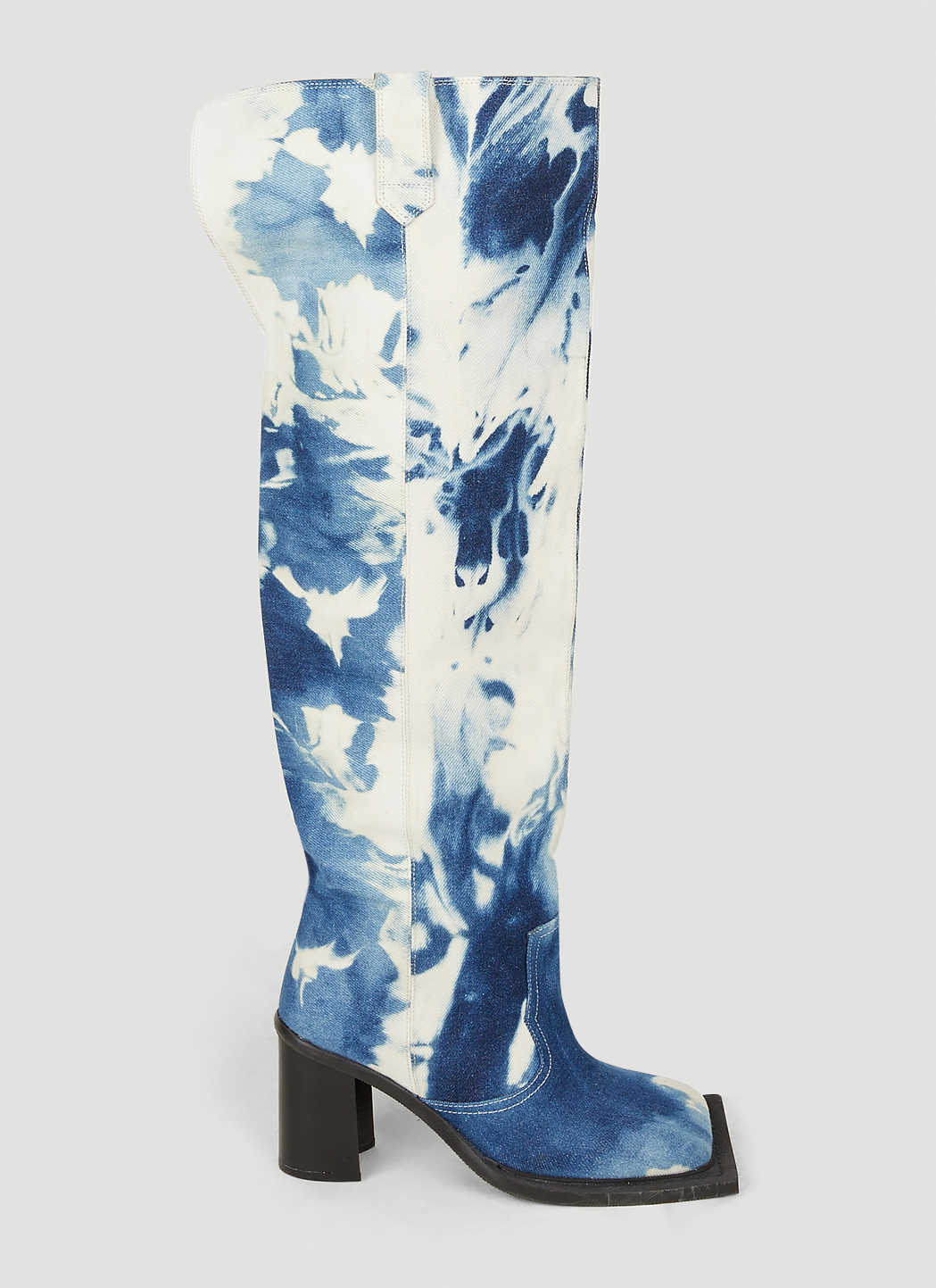 Ninamounah Howling High Heel Boots in Blue | LN-CC®