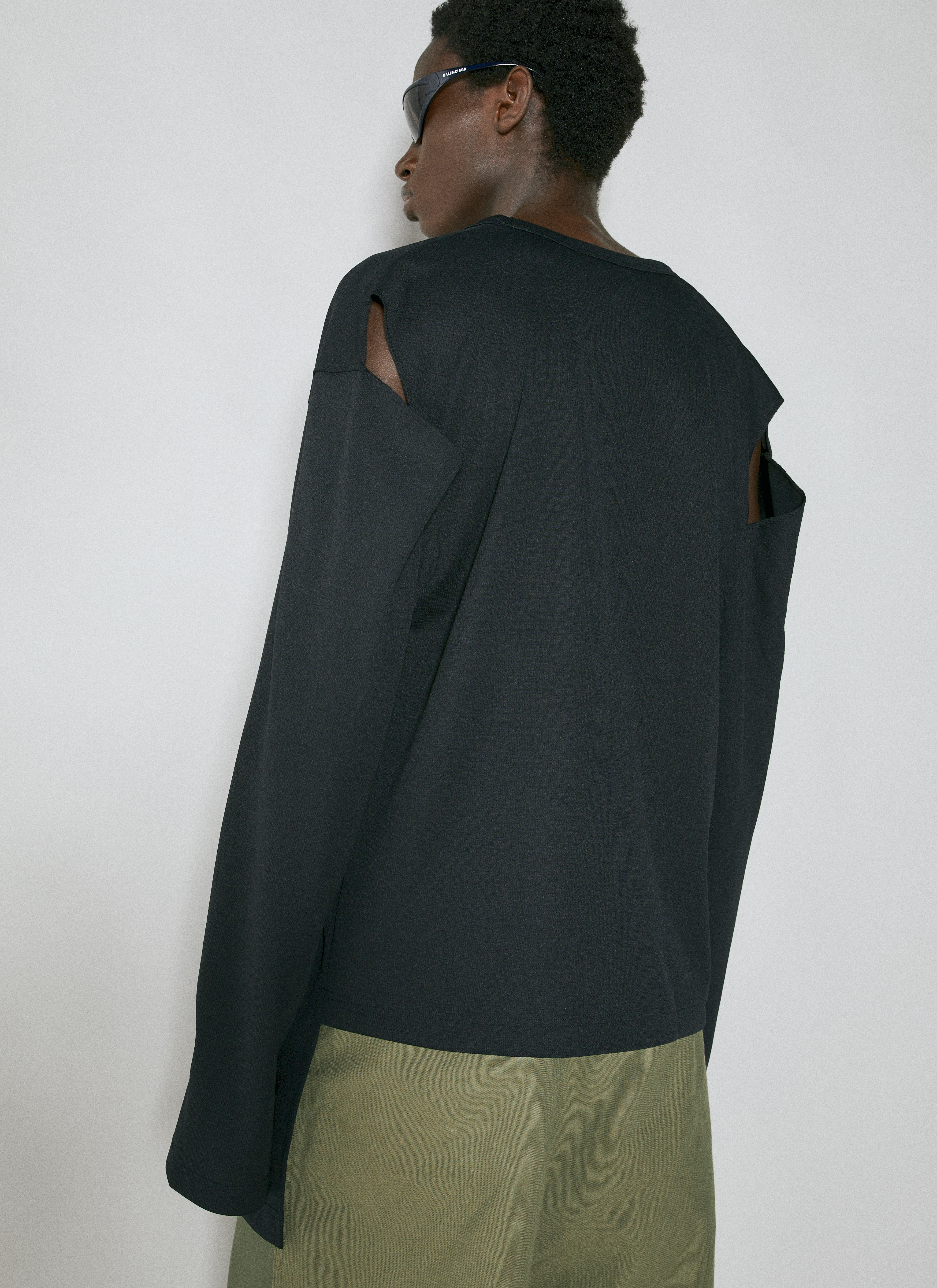 Asymmetric Long Sleeve T-Shirt