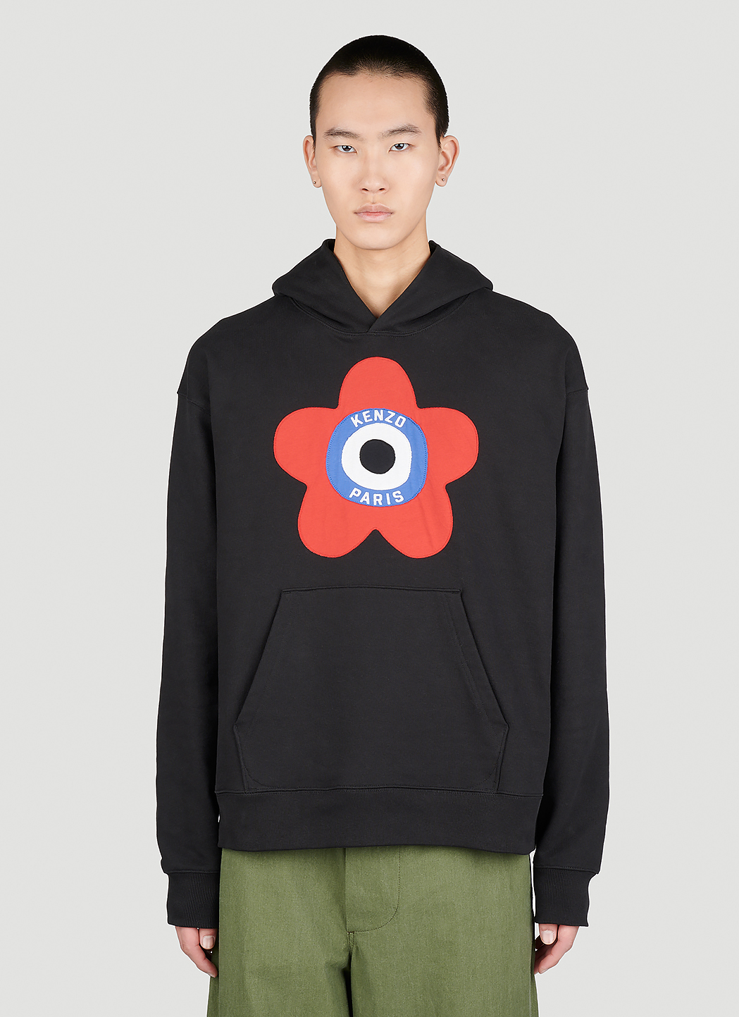 Kenzo Men s Oversized Hooded Sweatshirt in Black LN CC