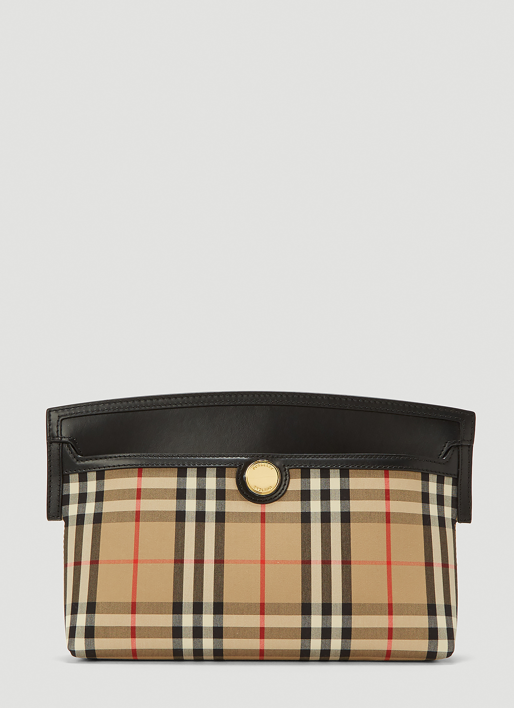 Burberry horseferry sales check clutch bag