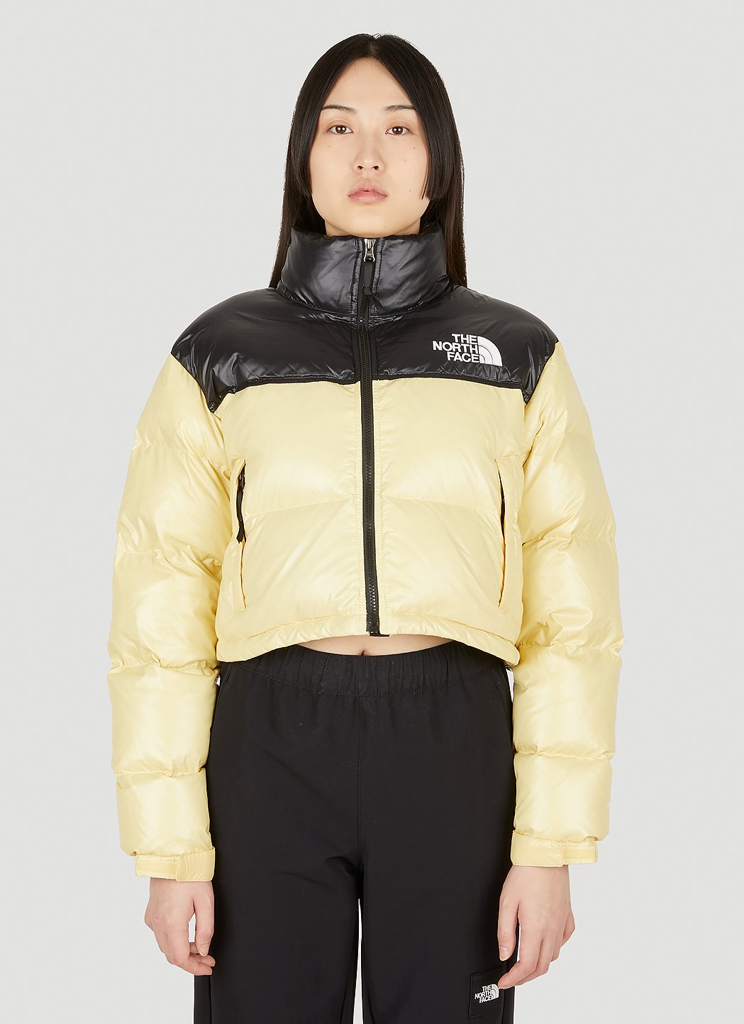 The North Face Icons 短款Nuptse 夹克黄| LN-CC®