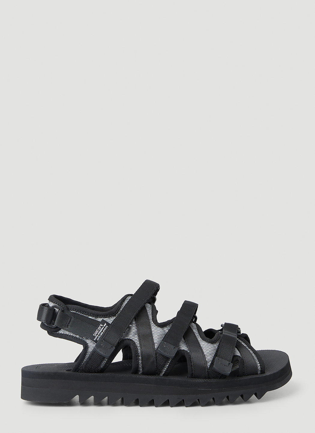 Suicoke Zip 3AB Sandals in Black LN CC