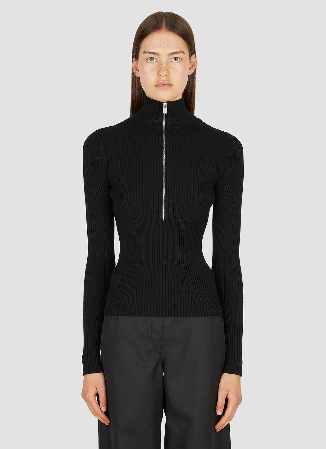 1017 ALYX 9SM Ribbed Knit Zip Up Sweater| LN-CC