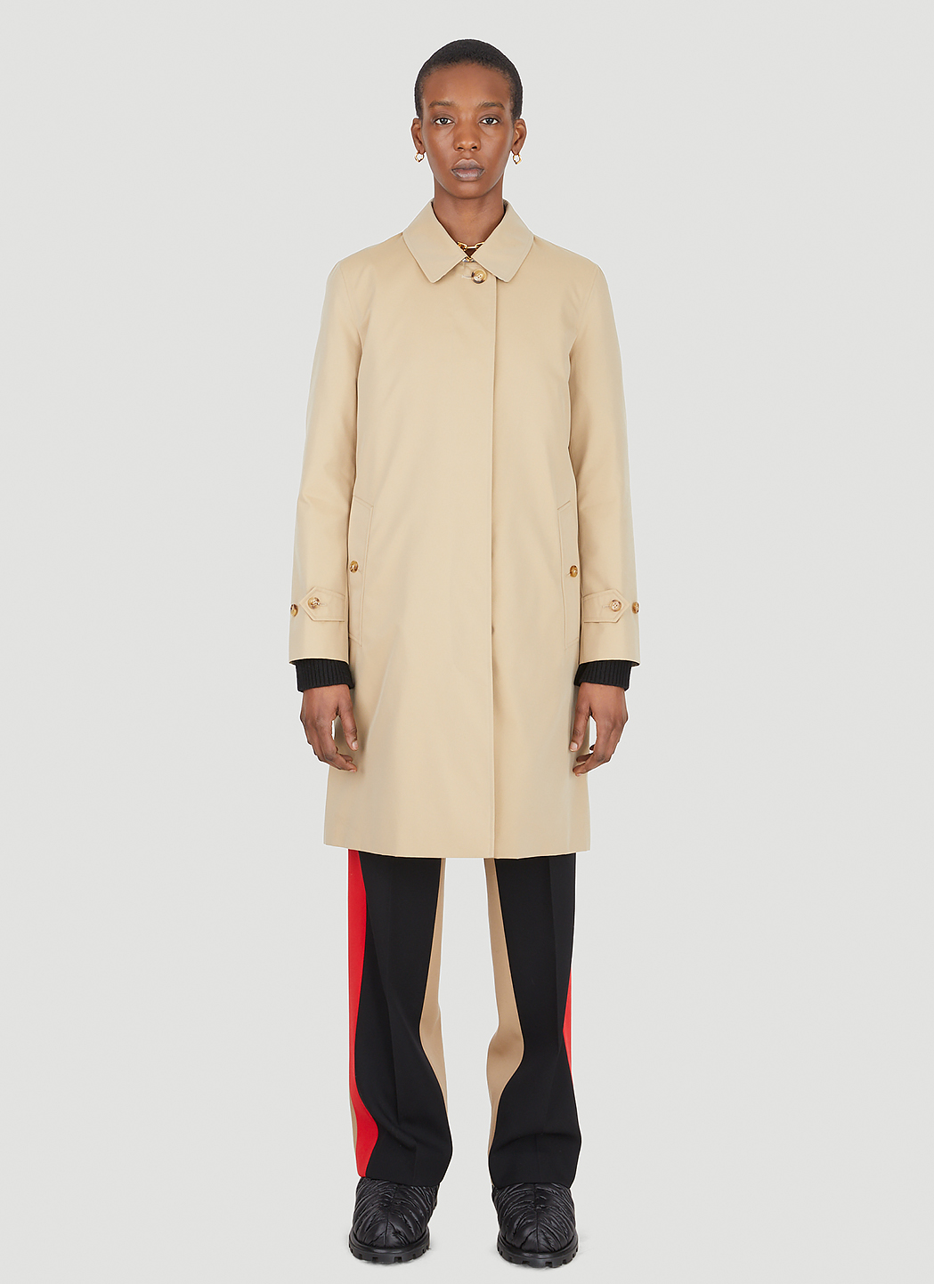 Burberry Pimlico Heritage Car Coat in Beige | LN-CC