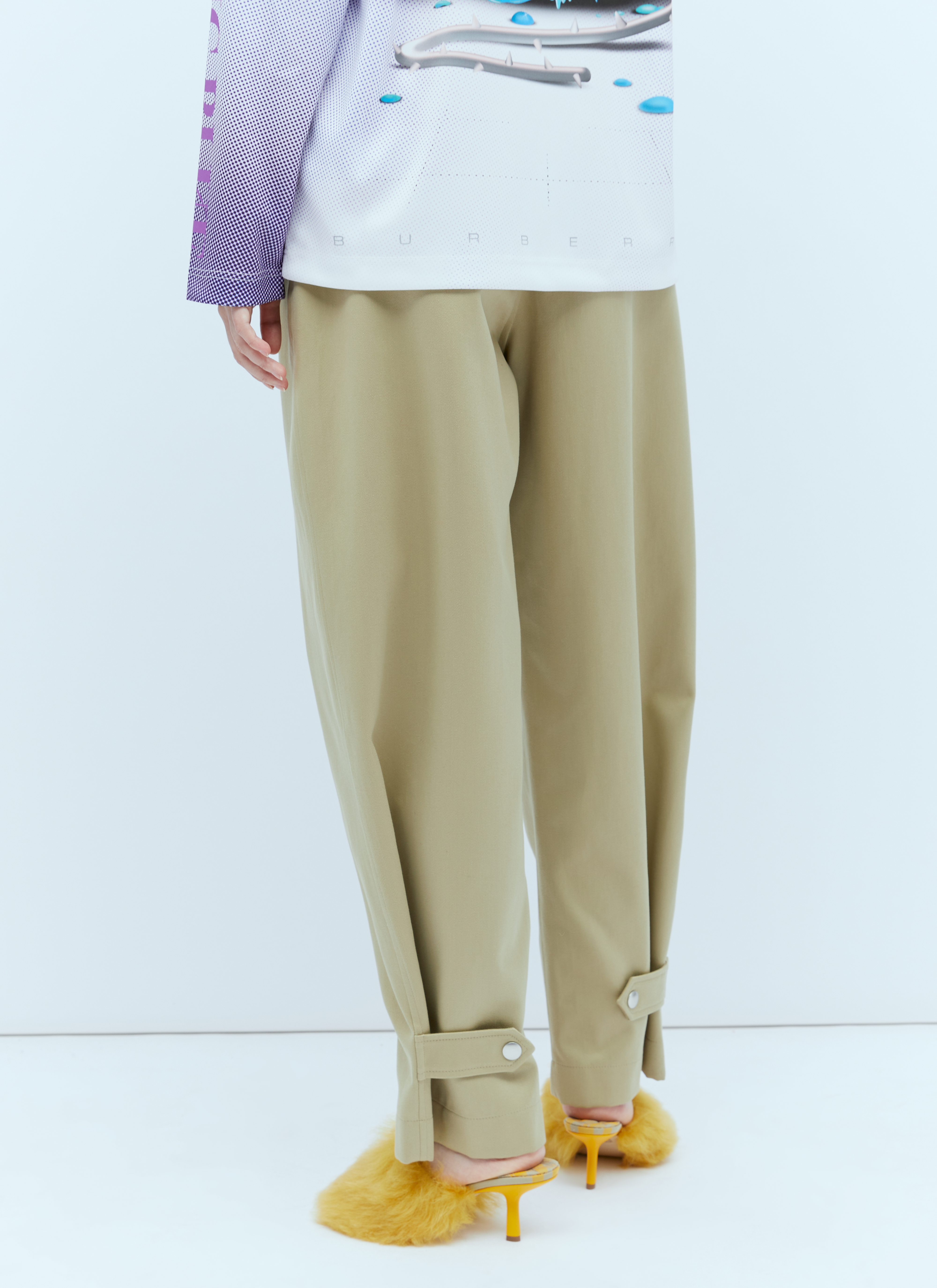 Burberry Side Buckle Pants in Beige | LN-CC®