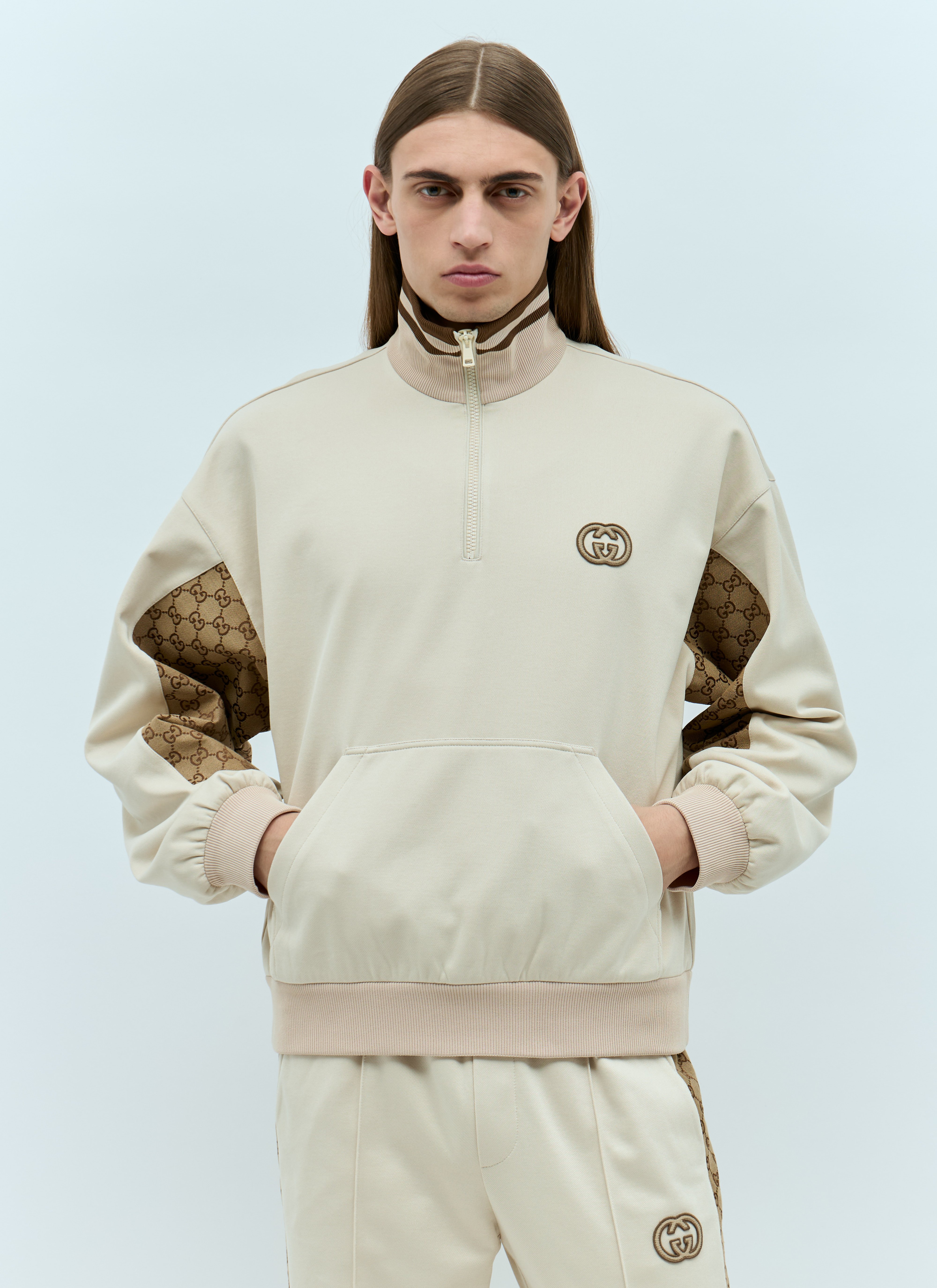 Tan gucci outlet sweatshirt