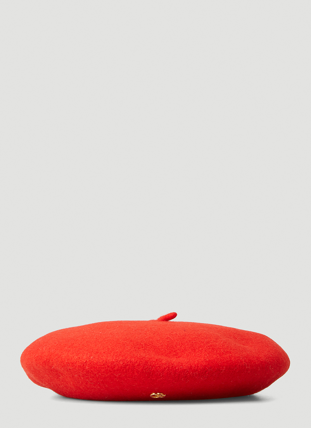 Gucci GG Logo Plaque Beret in Red | LN-CC®