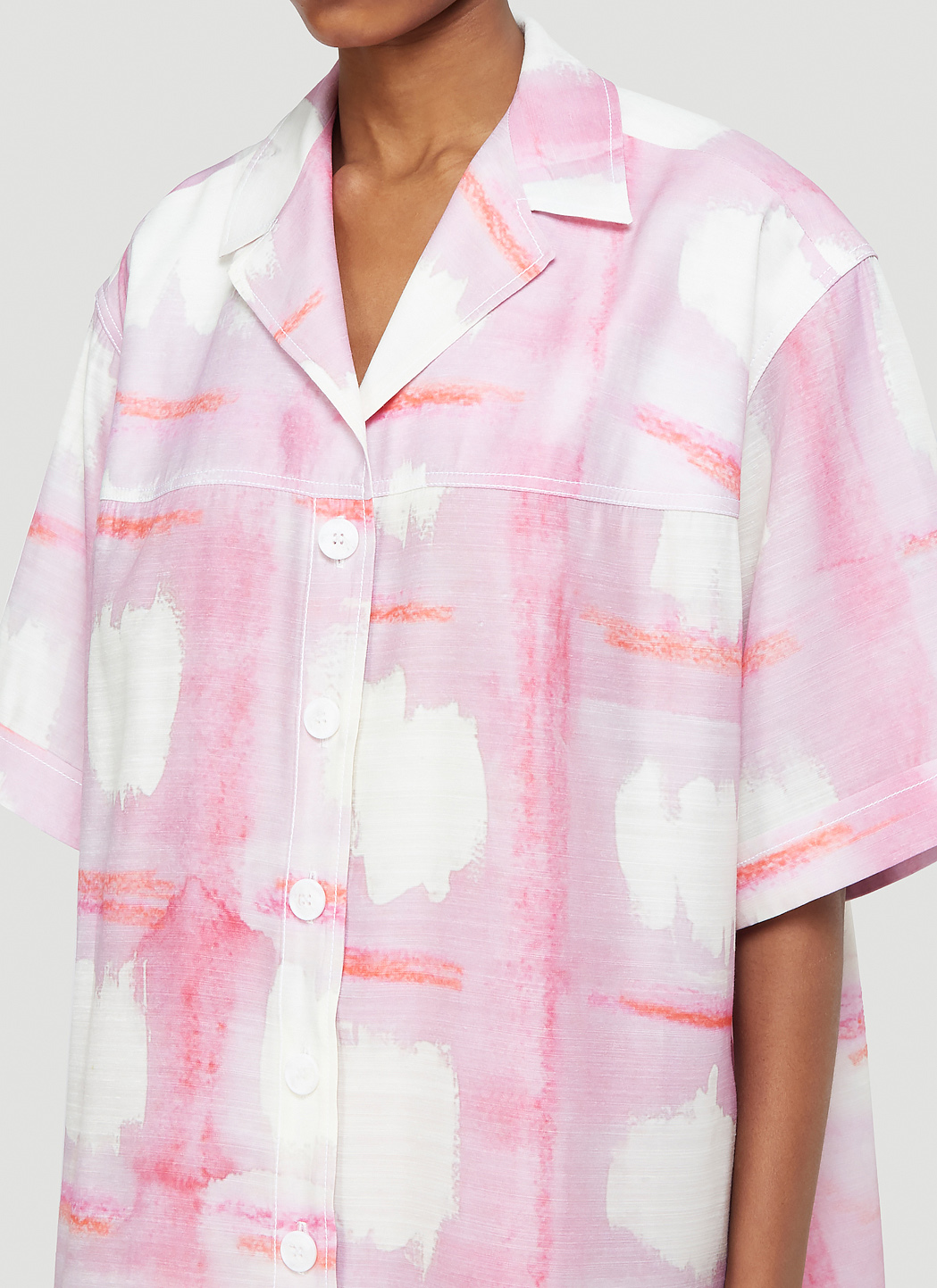 Jacquemus La Chemise Vallena Shirt in Pink | LN-CC