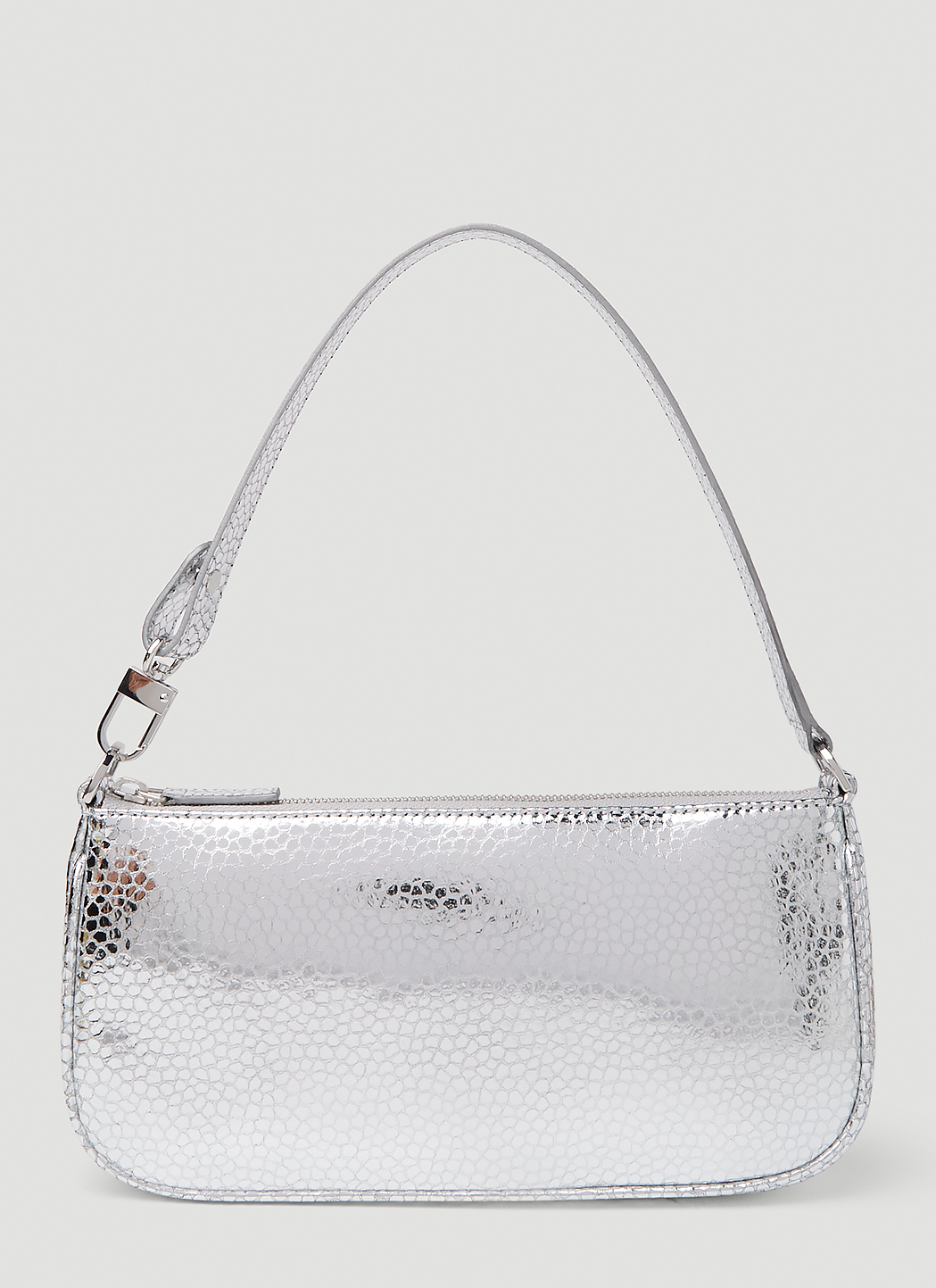 BY FAR Women s Rachel Shoulder Bag in Silver LN CC