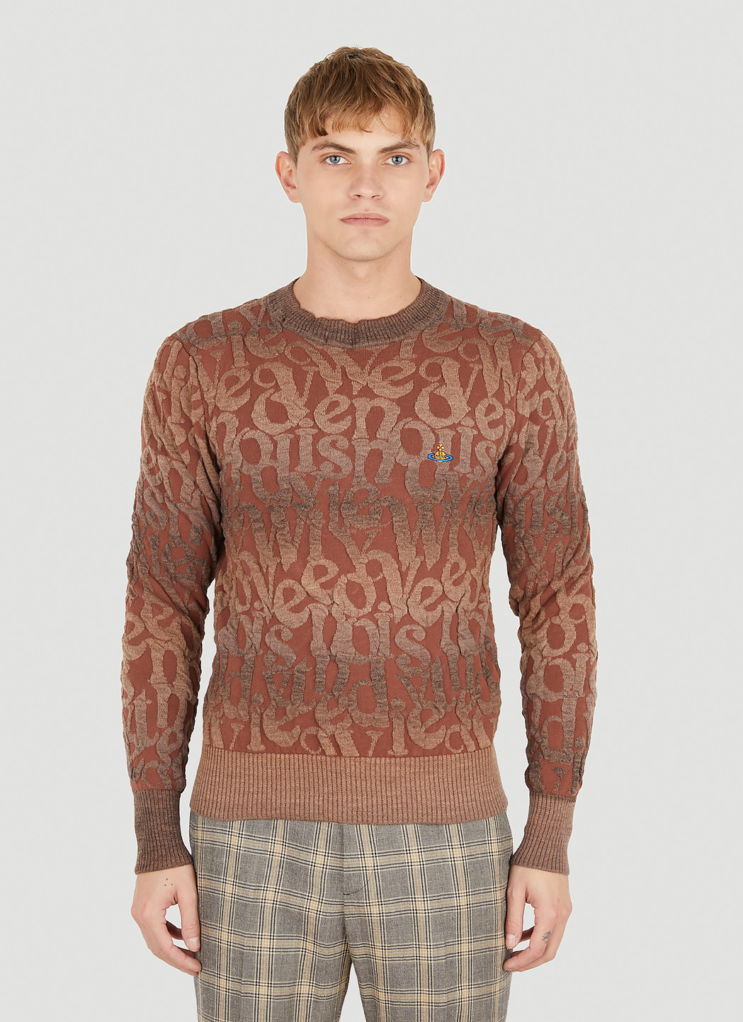 Dolce & Gabbana Boy's Monogram Jacquard Sweater