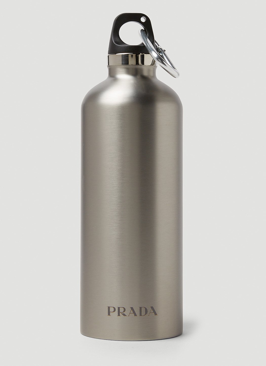 Stainless Steel Bottle in Silver - Prada
