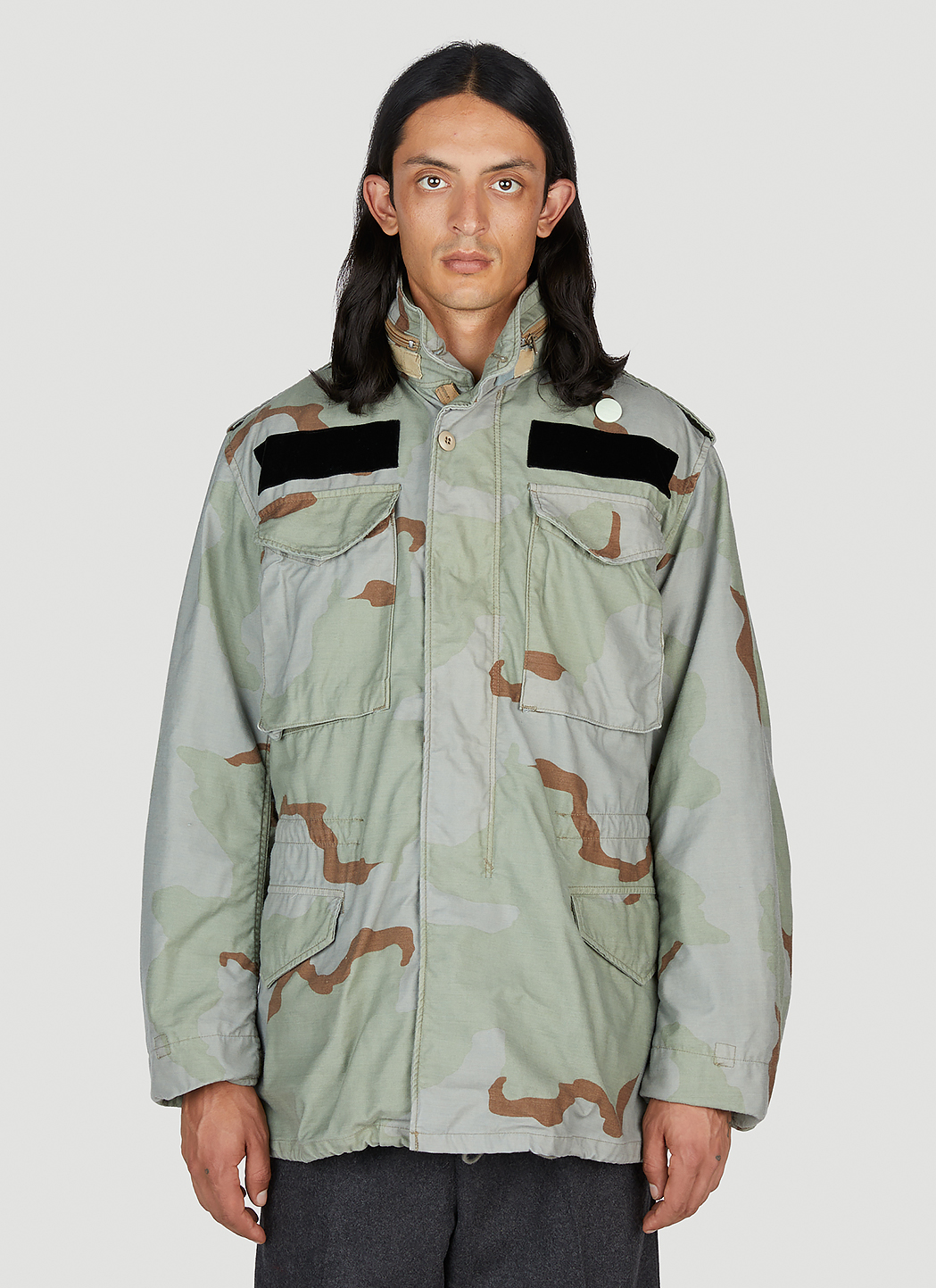 OAMC Men's Re-Work Field Jacket in Green | LN-CC®