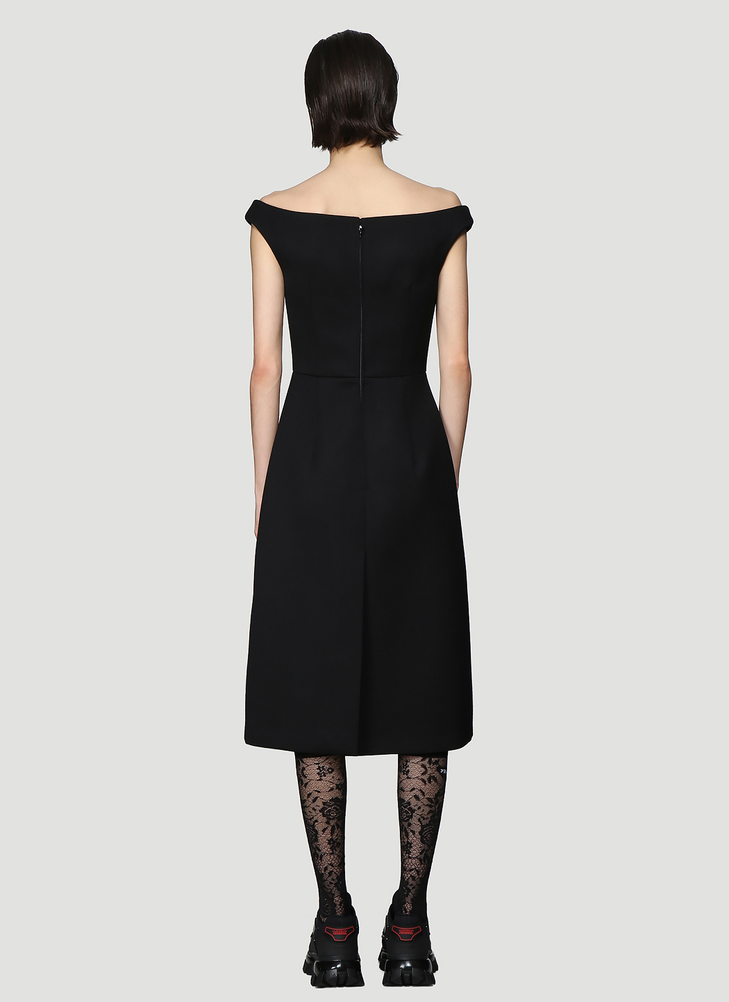 prada gabardine dress