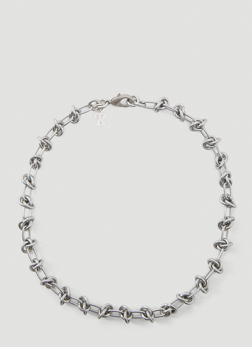 Raf Simons Knot Necklace in Silver | LN-CC