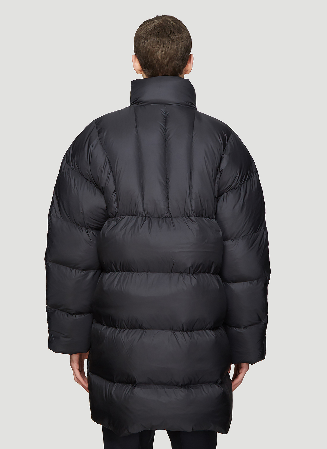 Padded Down Jacket In Black