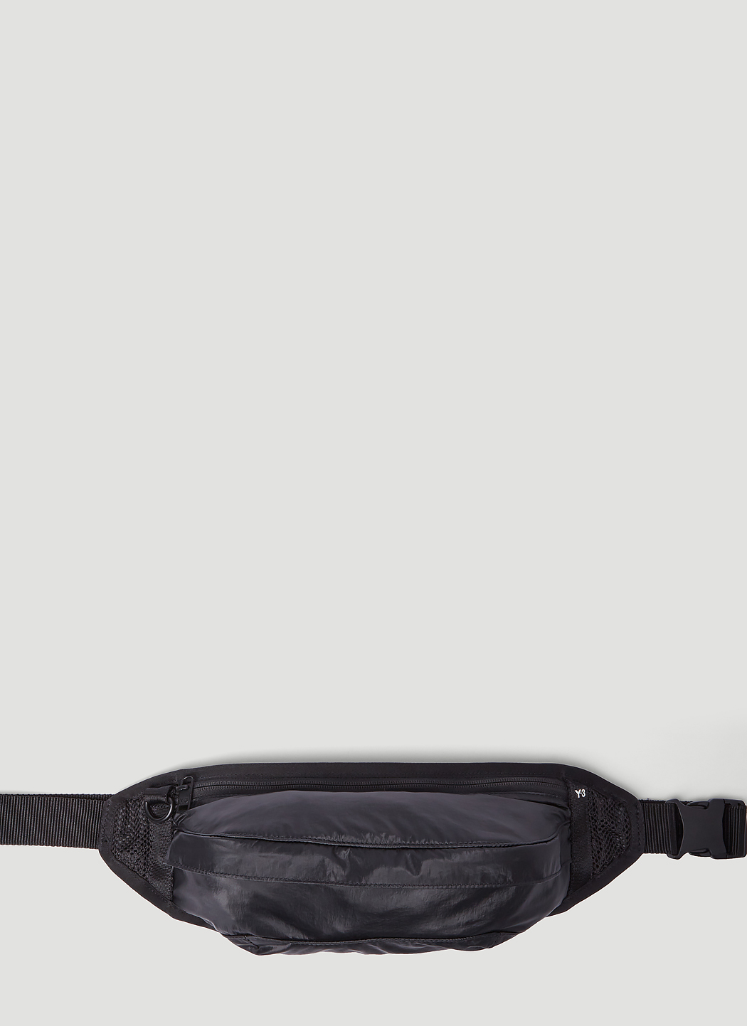 Y-3 Contrast Panel Belt Bag in Black | LN-CC