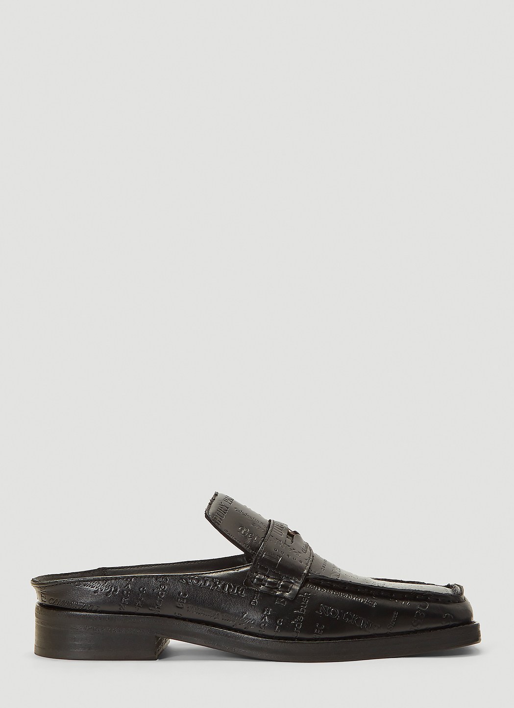 Martine Rose Arches Embossed Text Loafers | LN-CC